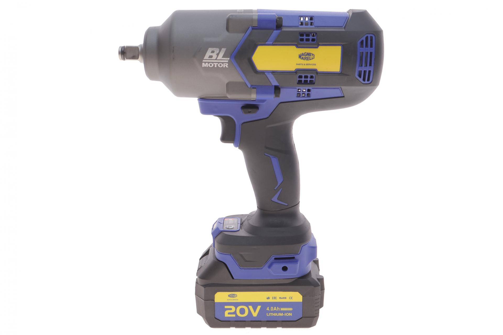 Гайкокрут акумуляторний 1/2" 1700 Нм 20В 4Ah E-Lion (АКБ і зарядн. пристрій)