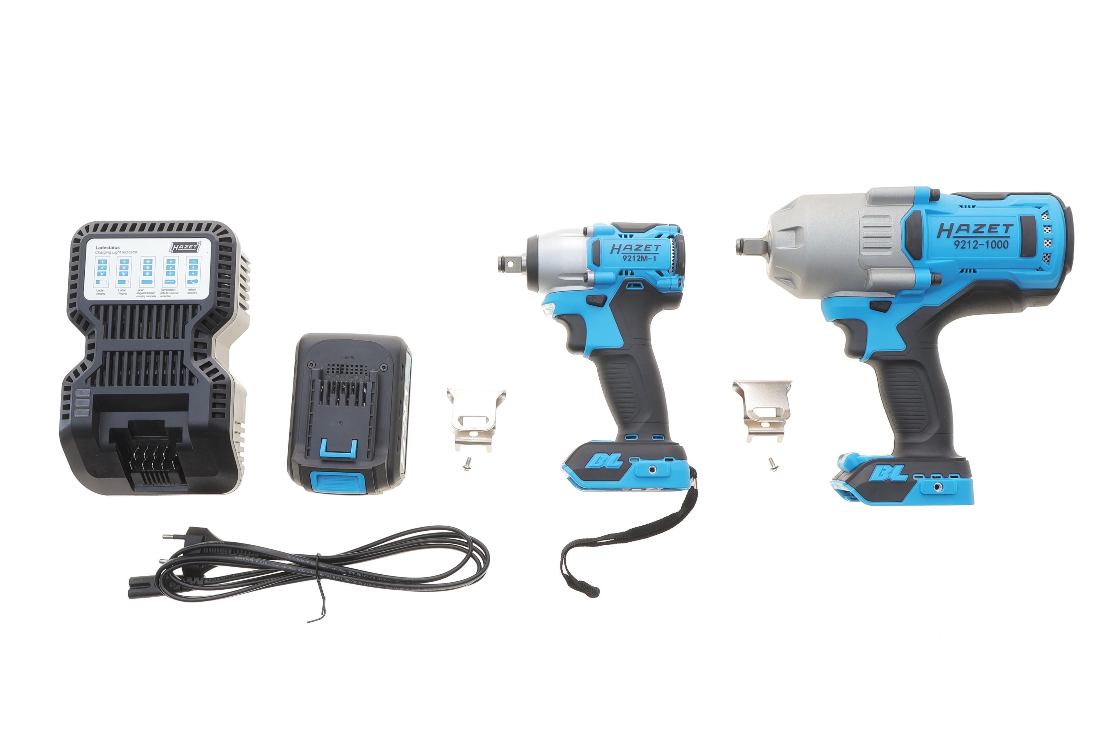 Набір гайкокрутів акумуляторних 1/2" 270/1400 Нм 18V 2Ah (АКБ і зарядн. пристрій)