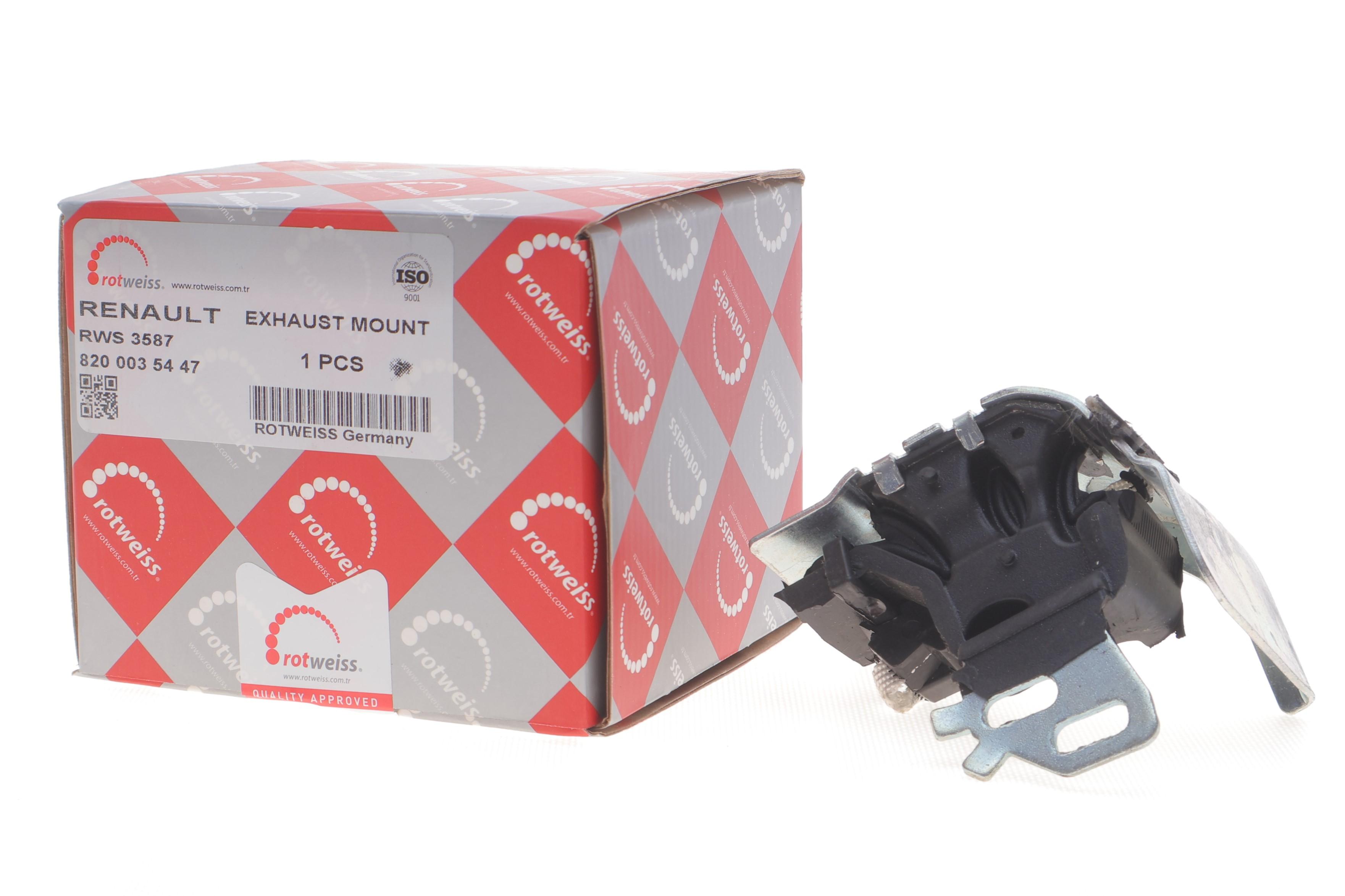 Кронштейн кріплення глушника (средний) Renault Megane/Scenic 03-