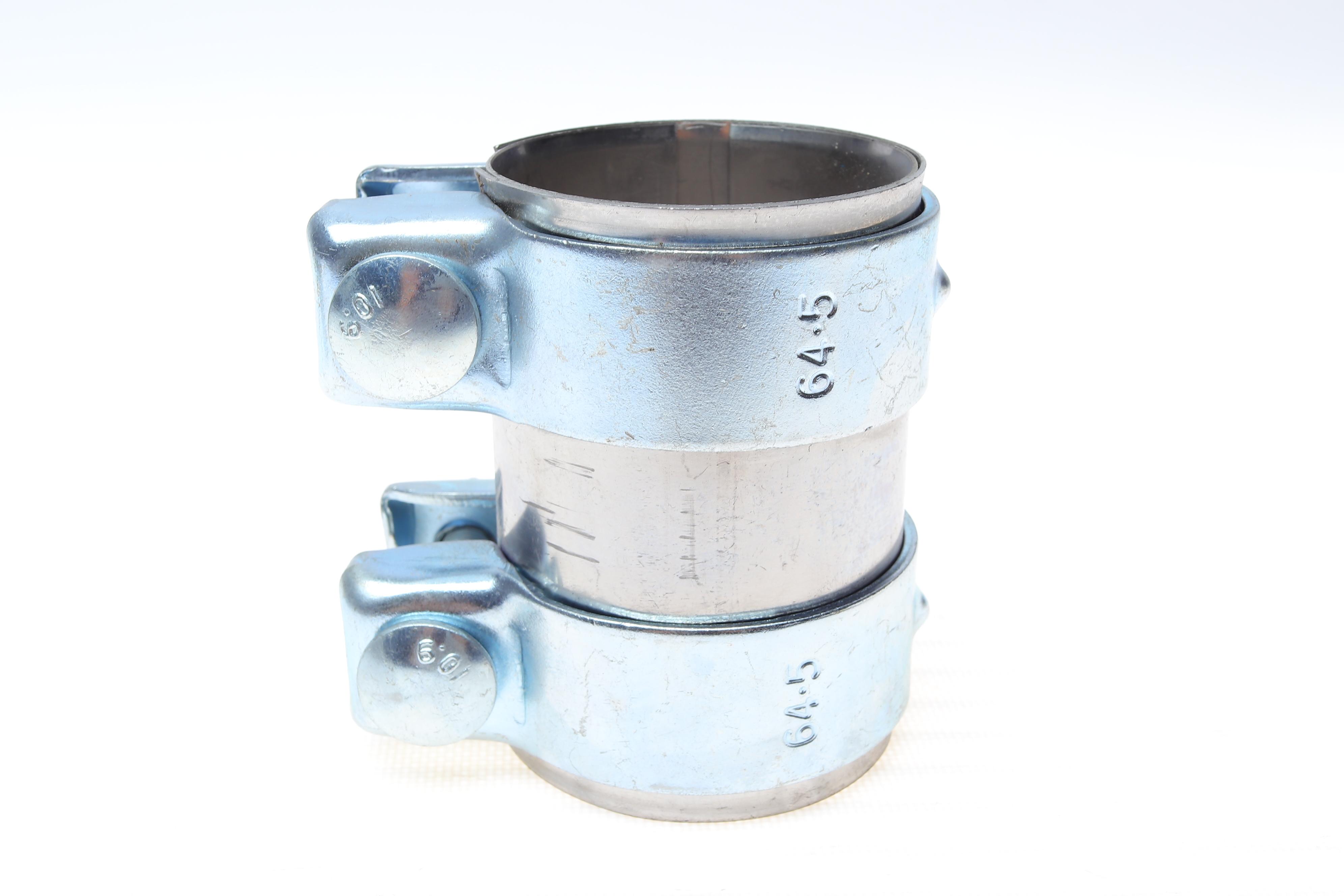 Хомут глушника (передній) VW T5 2.0/2.5 TDI/3.2 V6/T6 2.0 TDI 09- (60/64.5x95) (нержавіюча сталь)