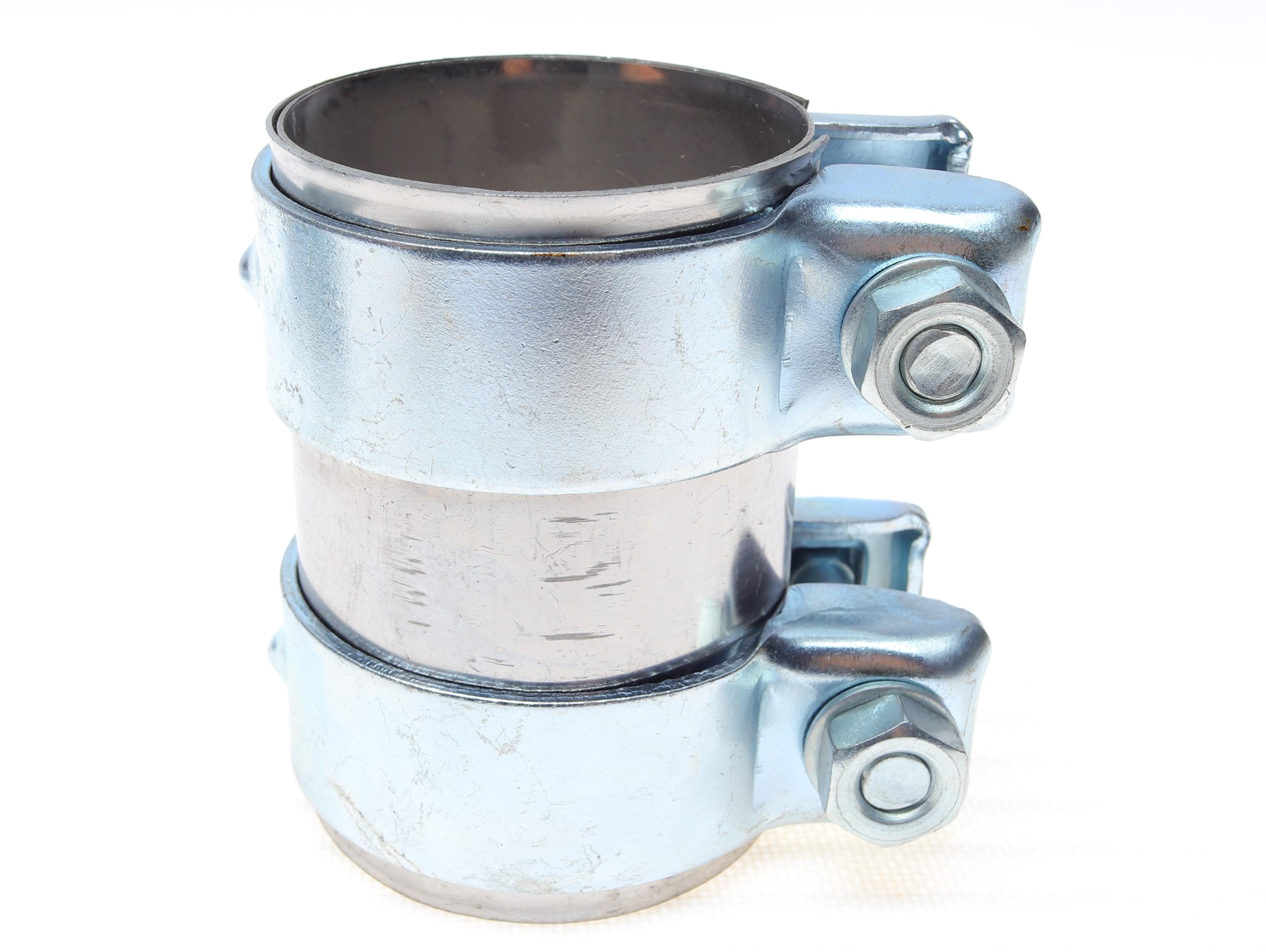 Хомут глушника (передній) VW T5 2.0/2.5 TDI/3.2 V6/T6 2.0 TDI 09- (60/64.5x95) (нержавіюча сталь)