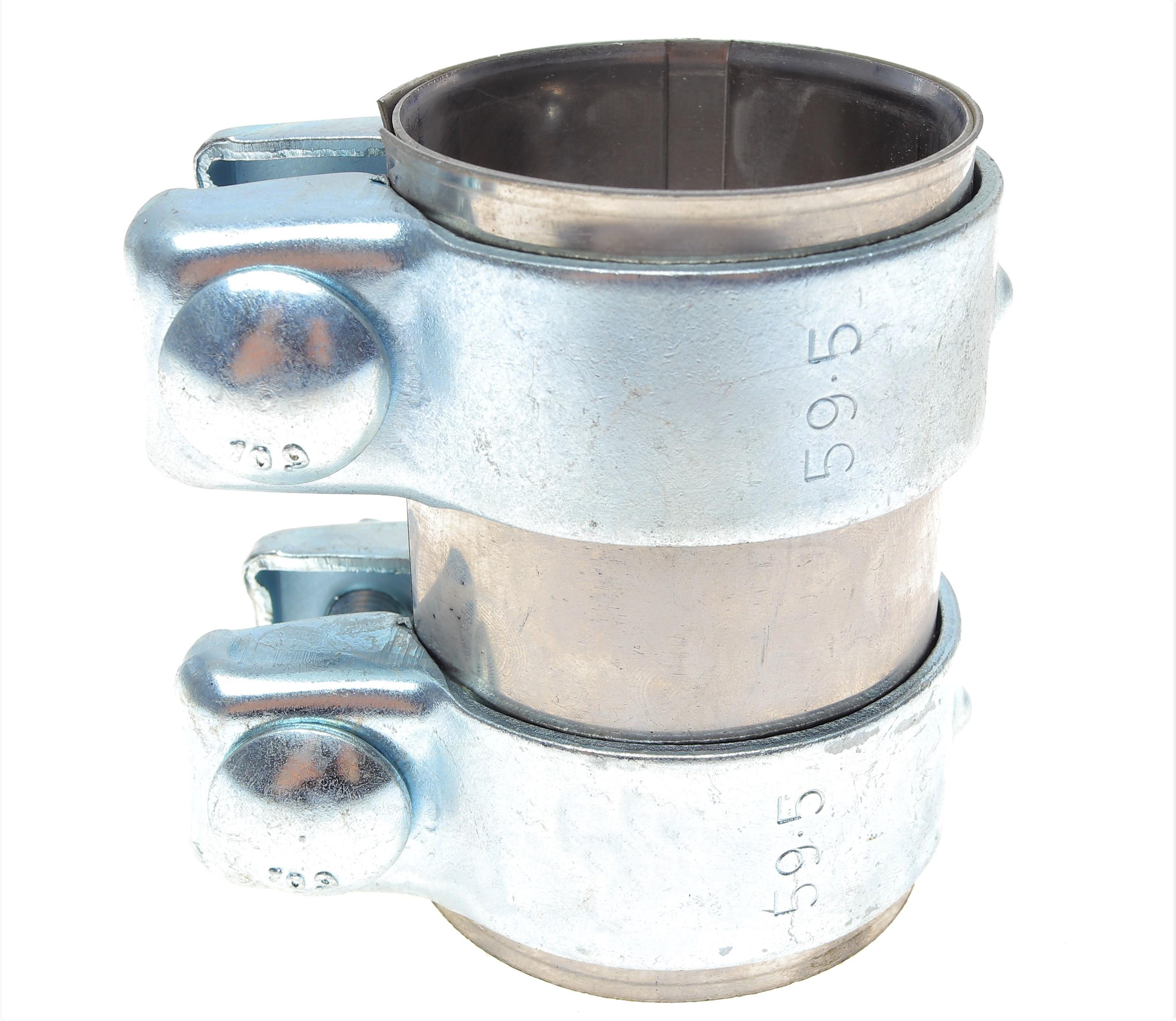 Хомут глушника (передній) VW Caddy III 1.6-2.0 TDI 04-15 (55/59.5x90)