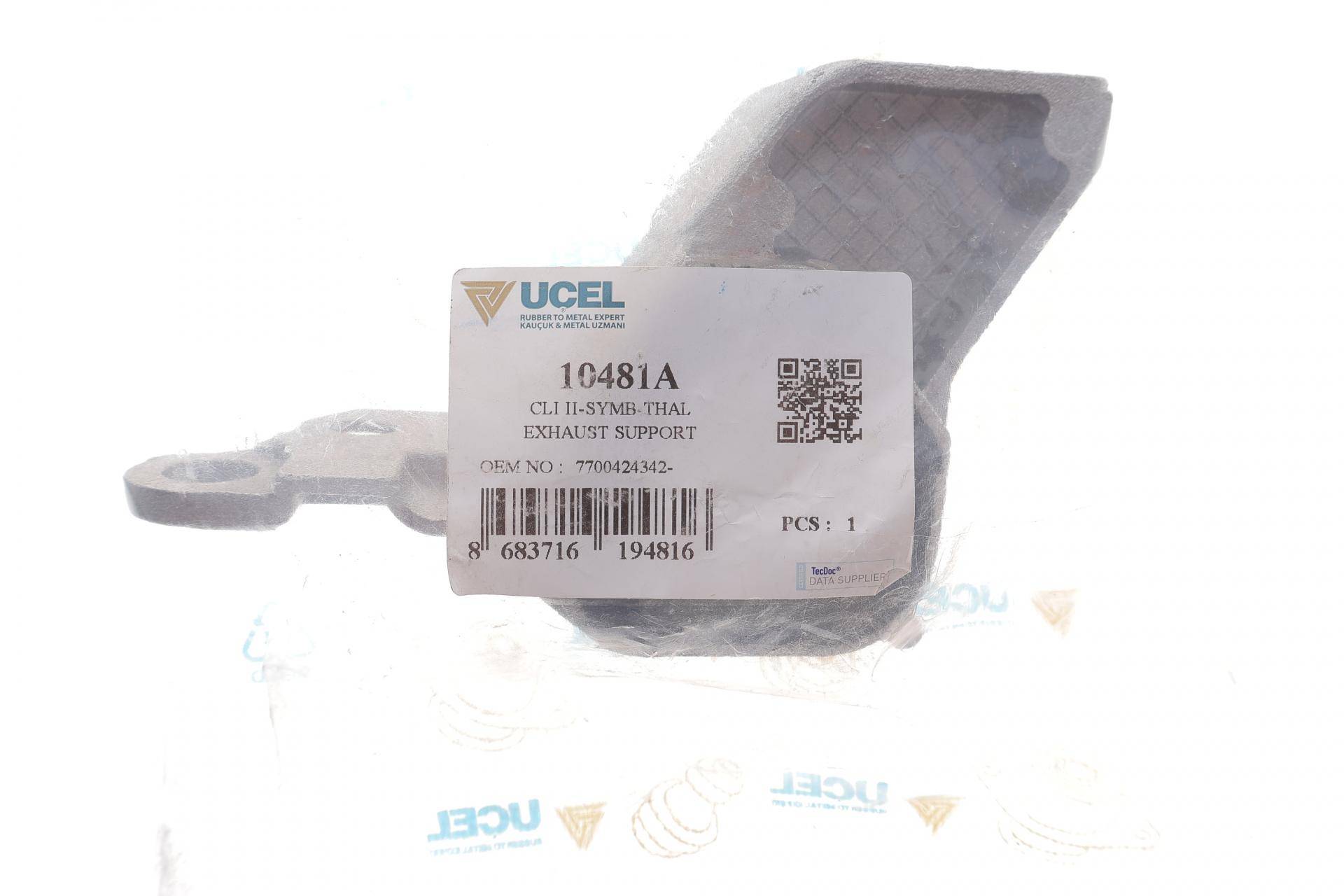 Кронштейн кріплення глушника (передній) Renault Clio II 1.4-1.9D 98-