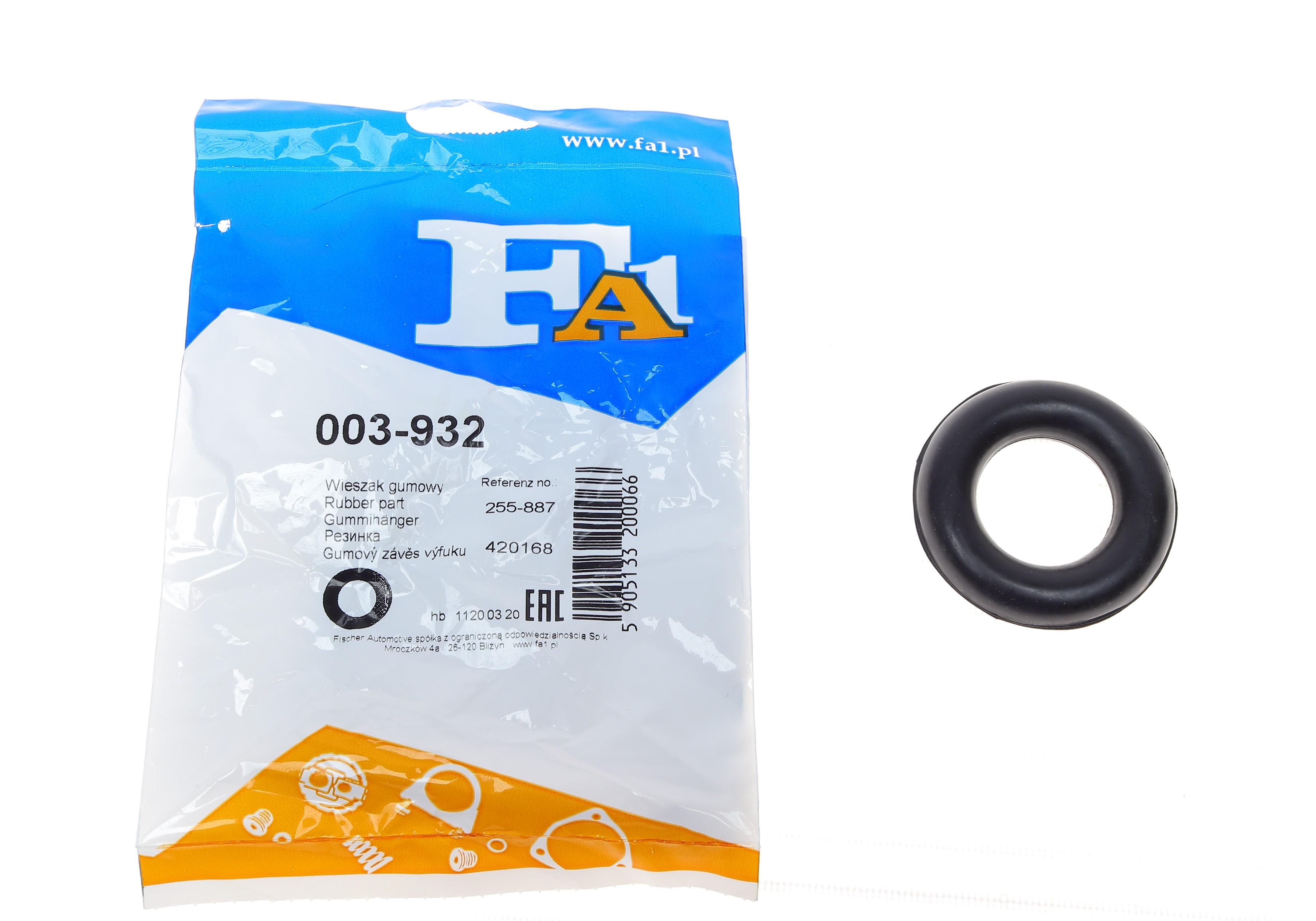 Гумка глушника Fiat Ducato 87-90 (30x58)