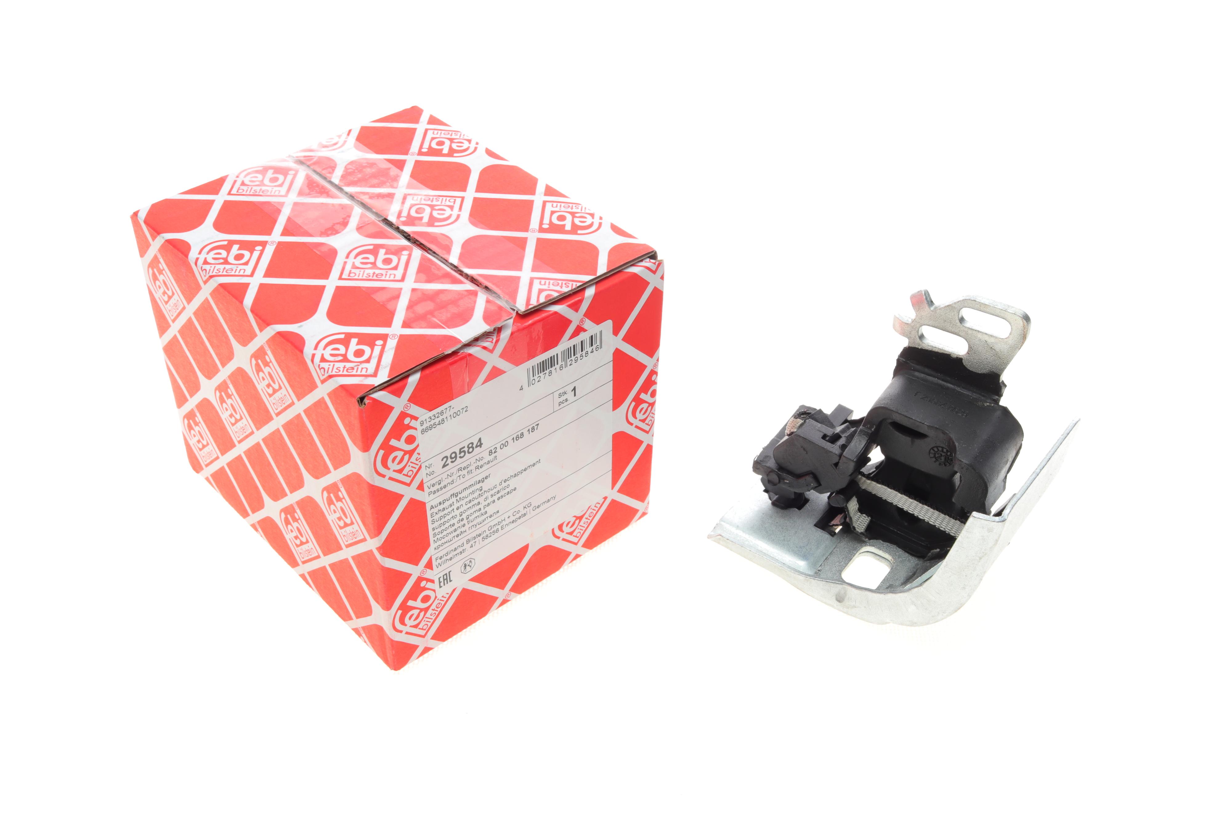 Кронштейн кріплення глушника (средний) Renault Megane/Scenic 03-