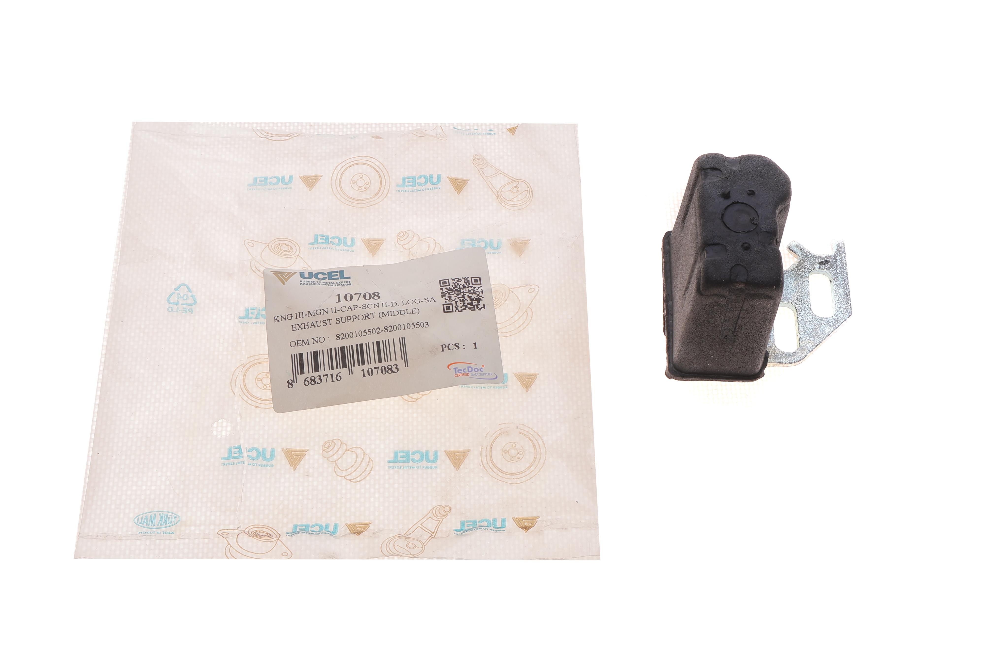 Кронштейн кріплення глушника Renault Megane II 1.6i 02-