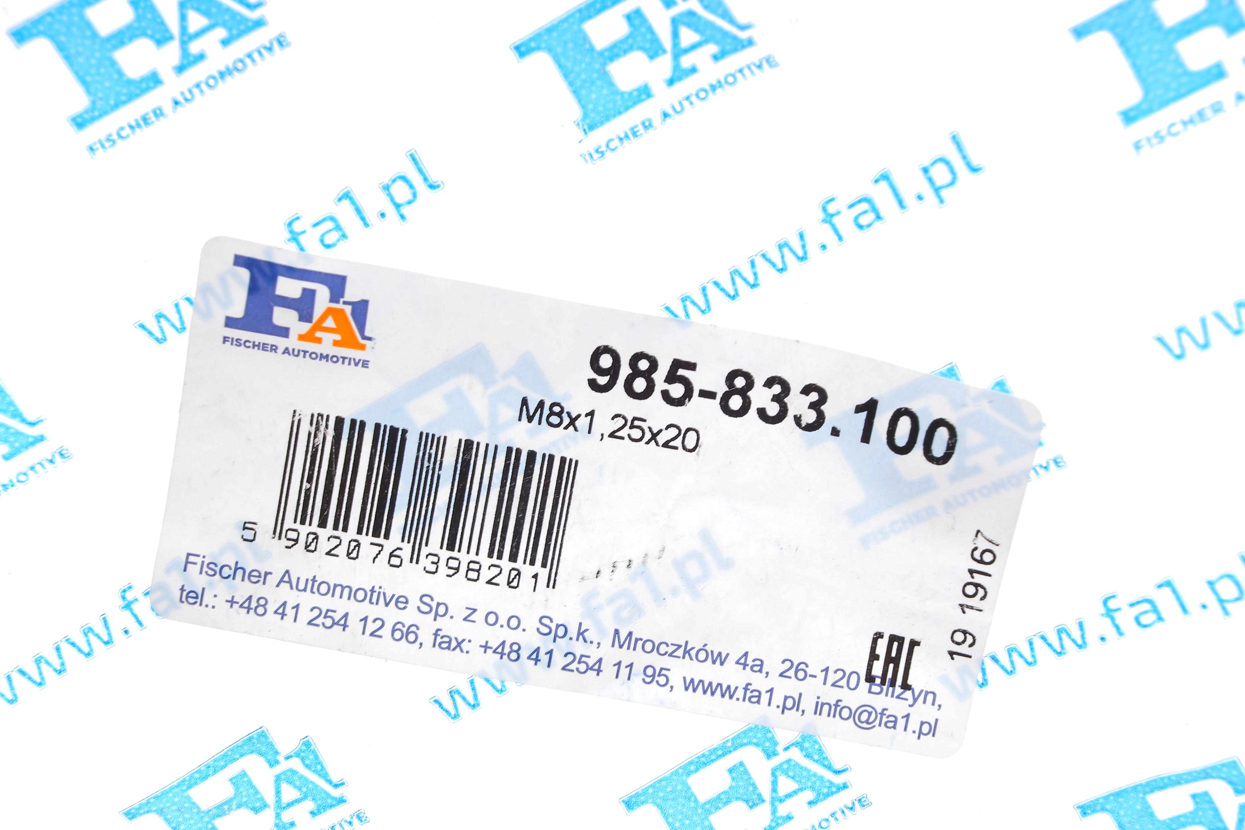 Шпилька колектора випускного (к-кт 100шт) MB Sprinter OM611/612/646/642/651 (M8x1.25x20/M8x1.25x30)