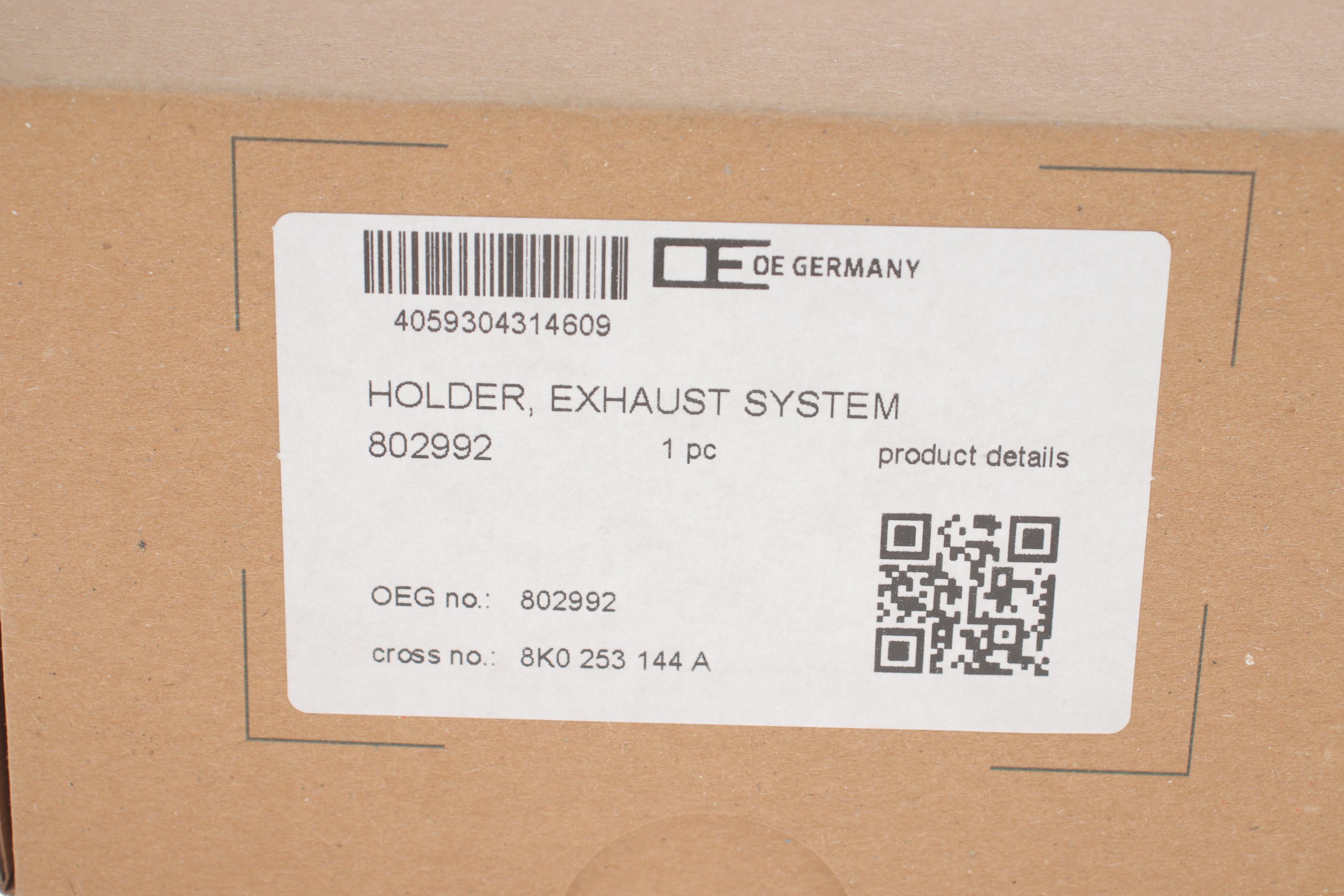 Кронштейн кріплення глушника Audi A4/A6 07-18