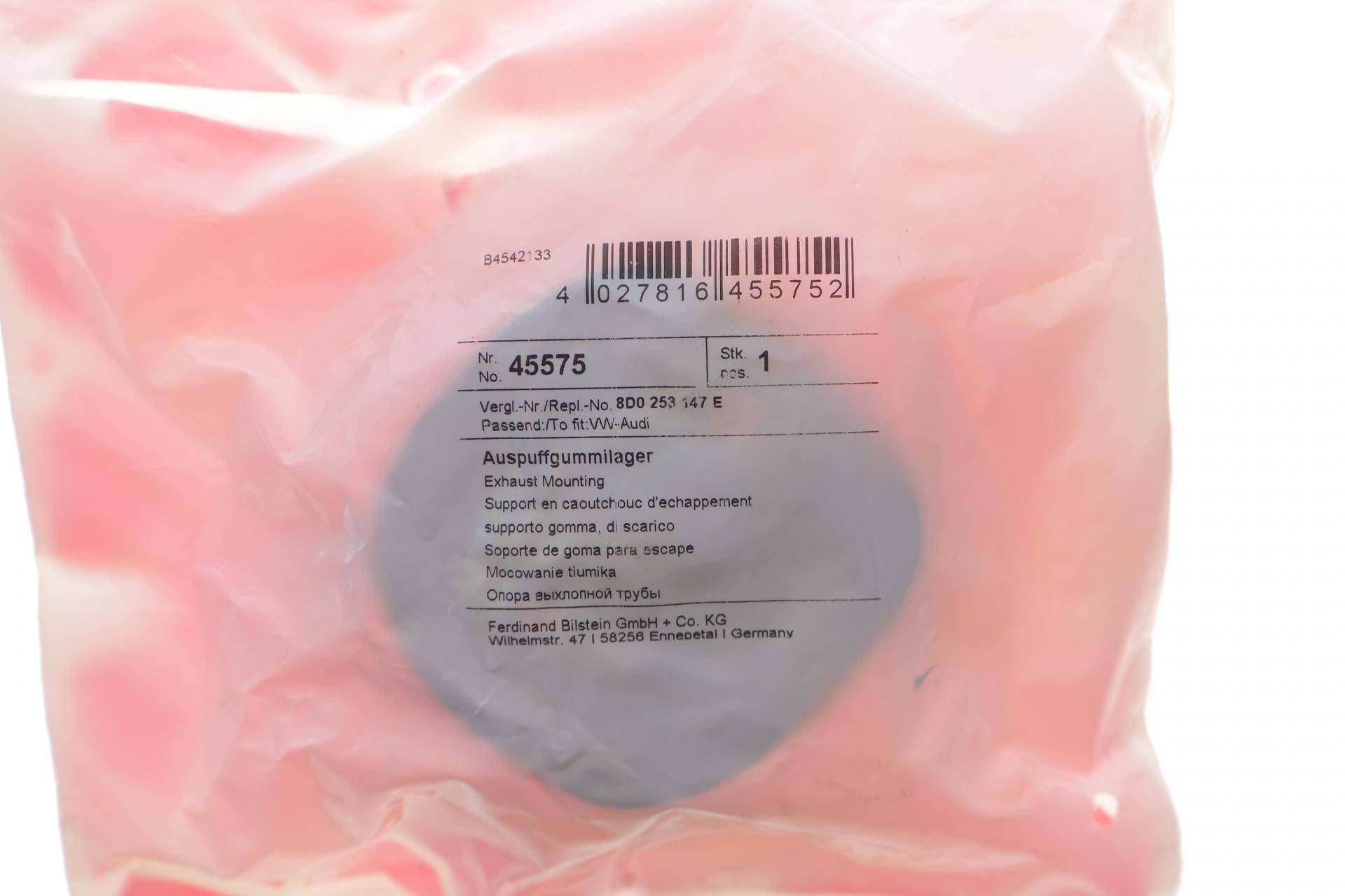 Гумка глушника VW Caddy III/Golf V/Passat 03-15