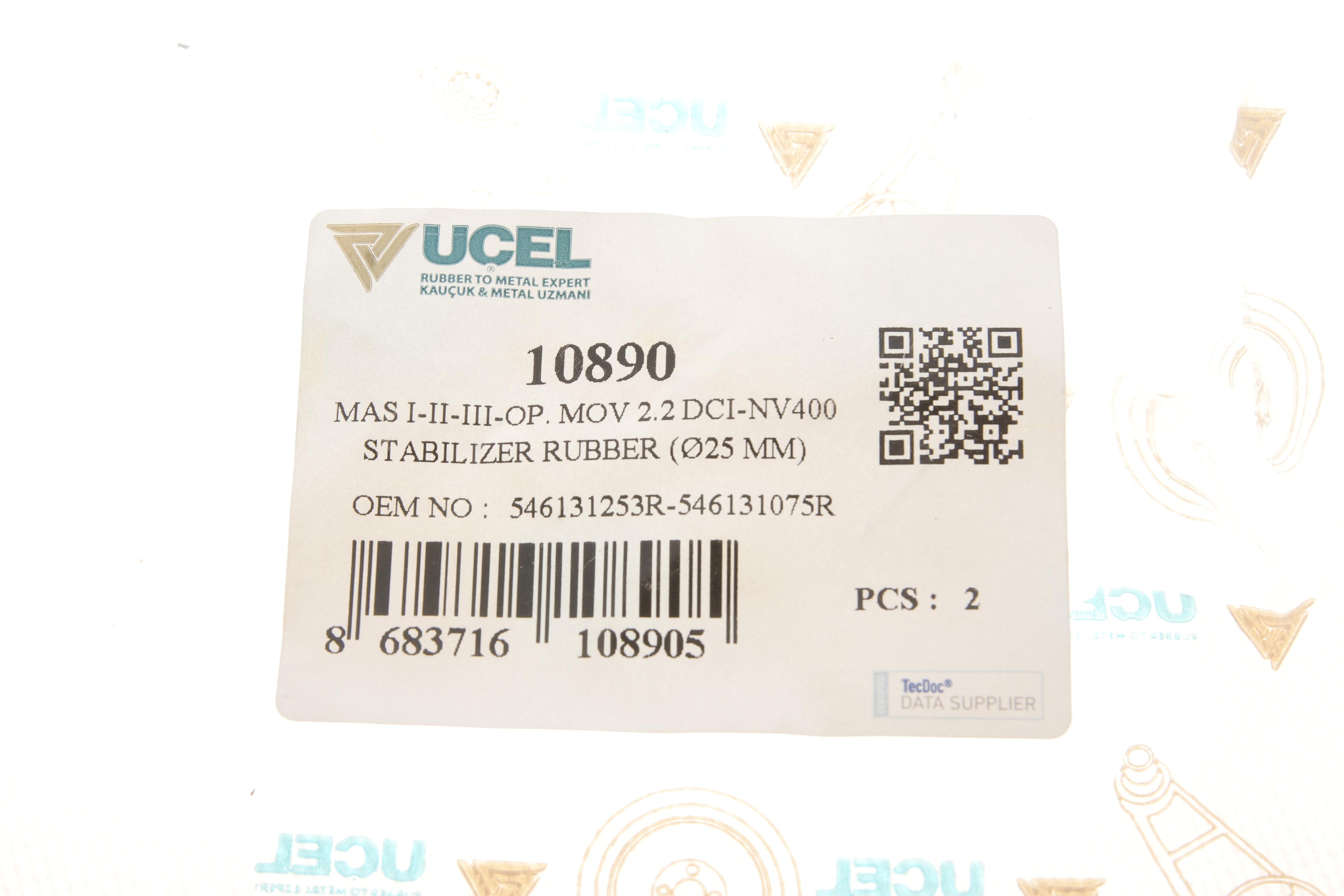 Втулка стабілізатора (переднього) Renault Master/Opel Movano 10-