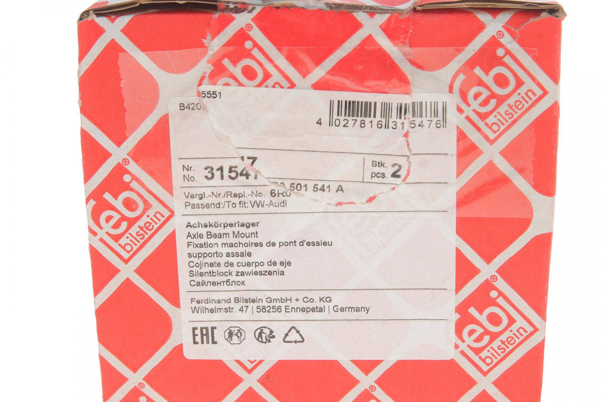 Сайлентблок балки (задньої) VW Golf IV/Bora 99-06