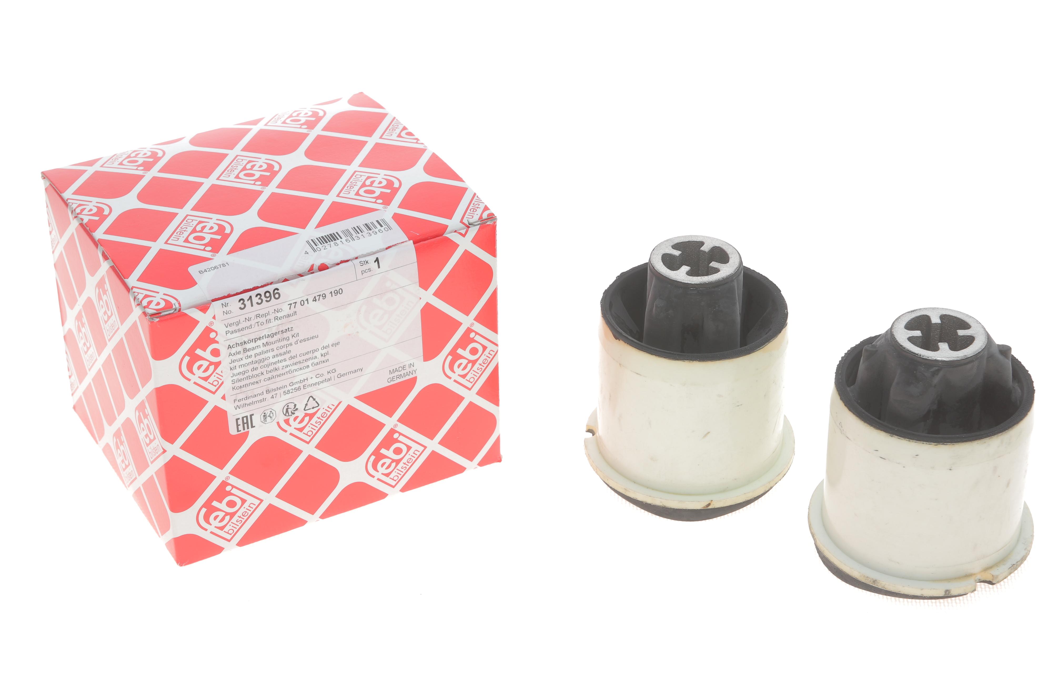 Сайлентблок балки (задньої) Renault Megane II 1.5-2.0 dCi 02-09 (к-кт)