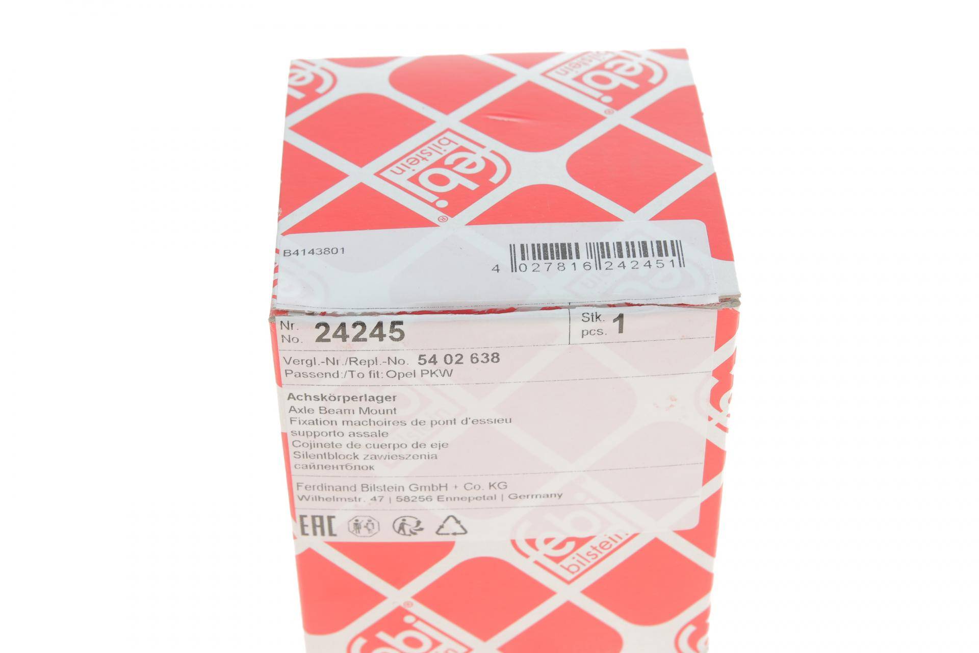 Сайлентблок балки (задньої) Opel Combo 01-