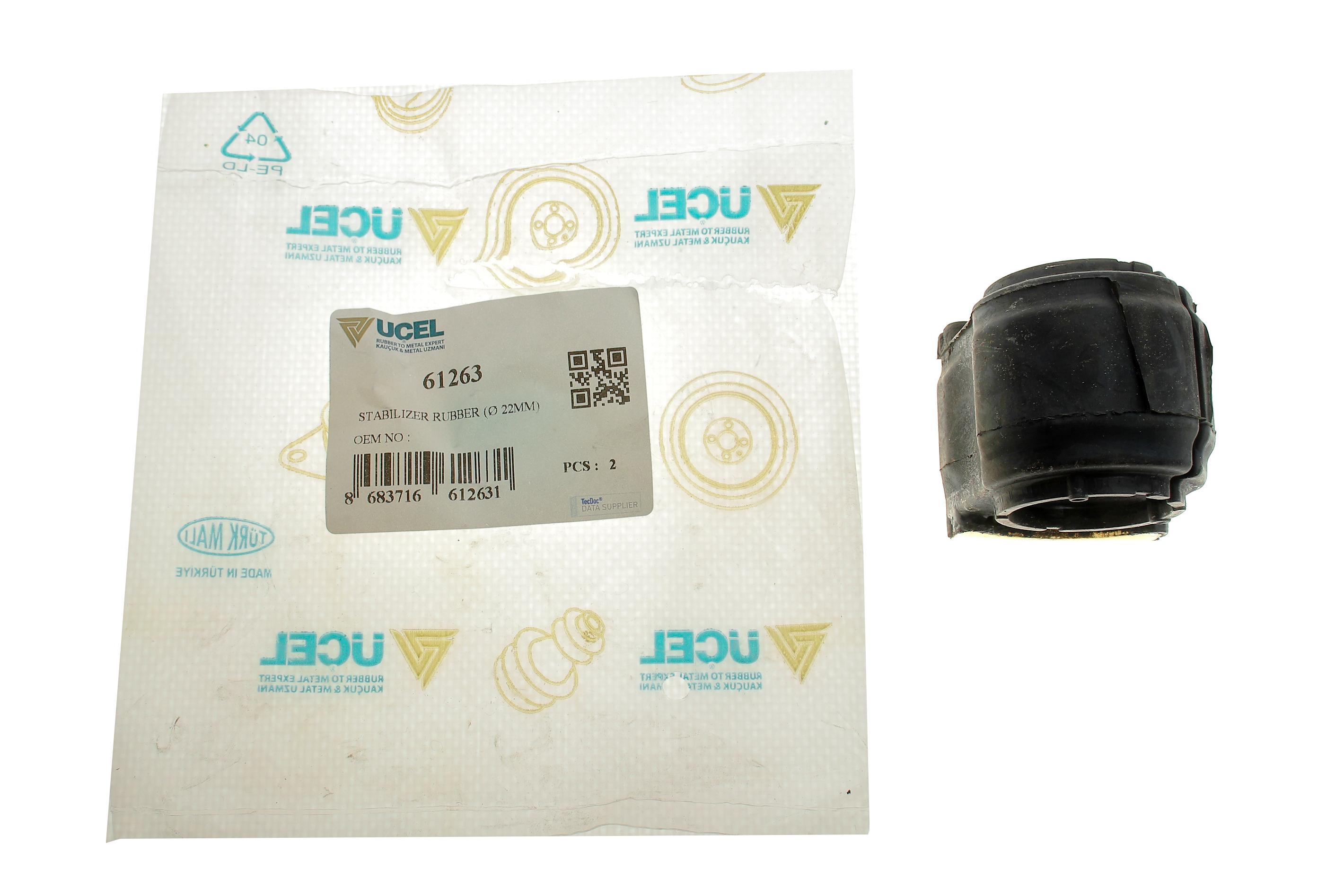 Втулка стабілізатора (переднього) MB Vito (W638) 96- (d=22mm)