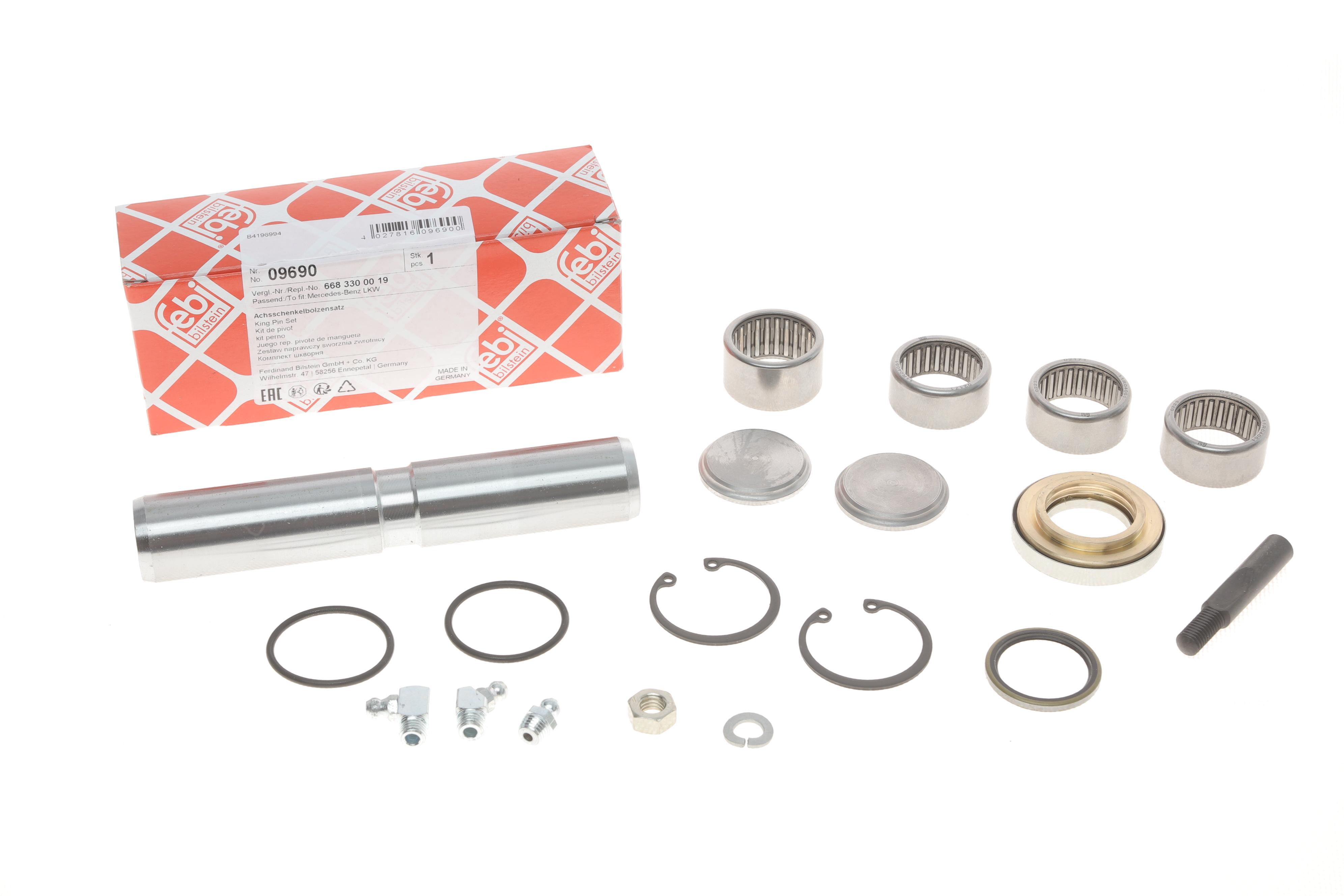 Шкворень DB 609/Vario (27x154mm) (на підшипниках)