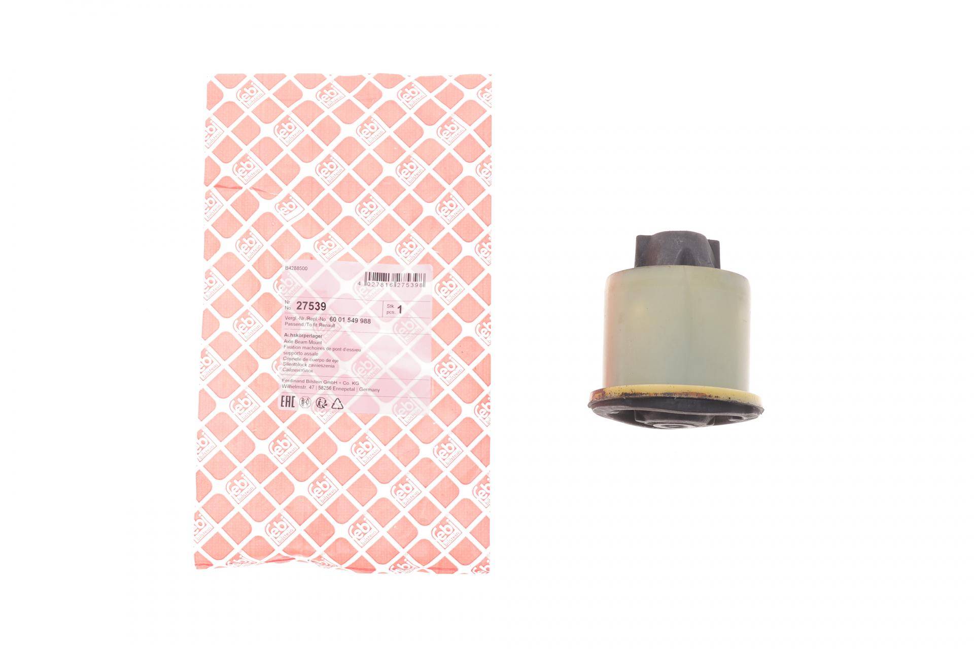 Сайлентблок балки (задньої/спереду) Dacia Logan/Sandero 1.2-1.6LPG 04-