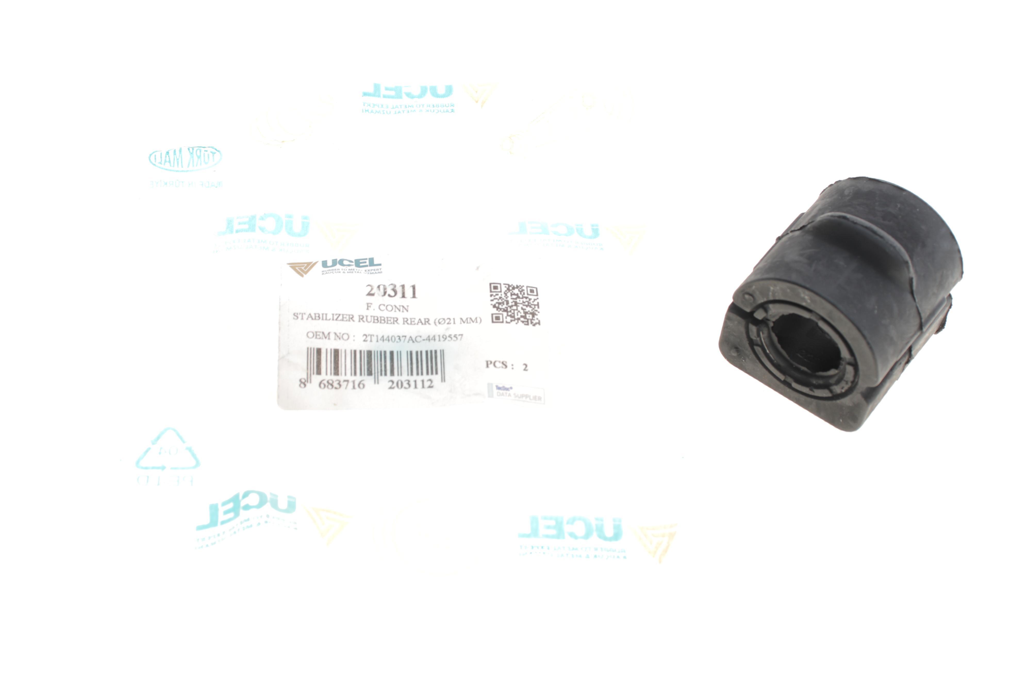 Втулка стабілізатора (заднього) Ford Connect (d=22mm) (низький дах)