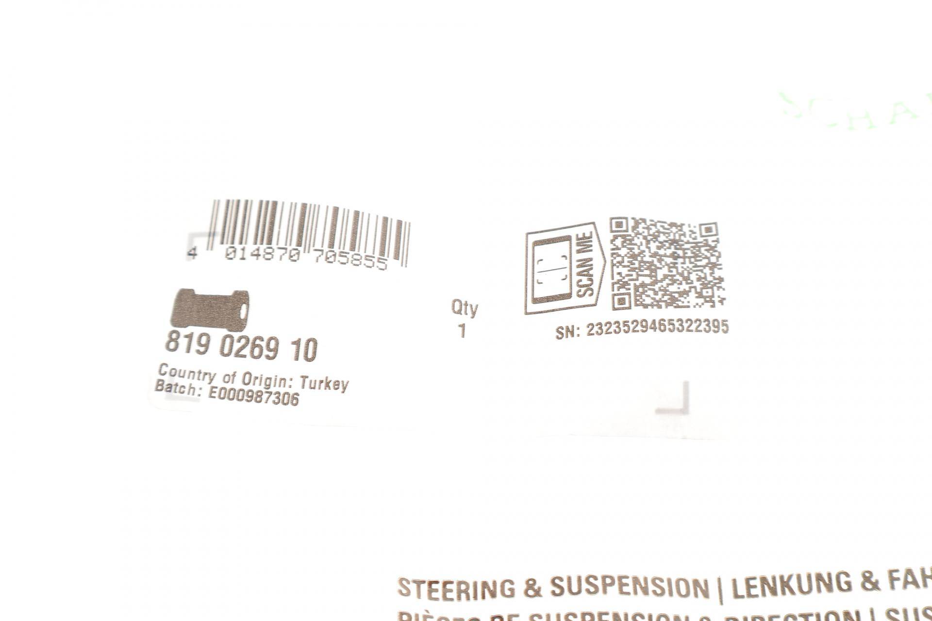 Втулка стабілізатора (переднього) MB Sprinter (B906)/ VW Crafter 06- (d=20mm)