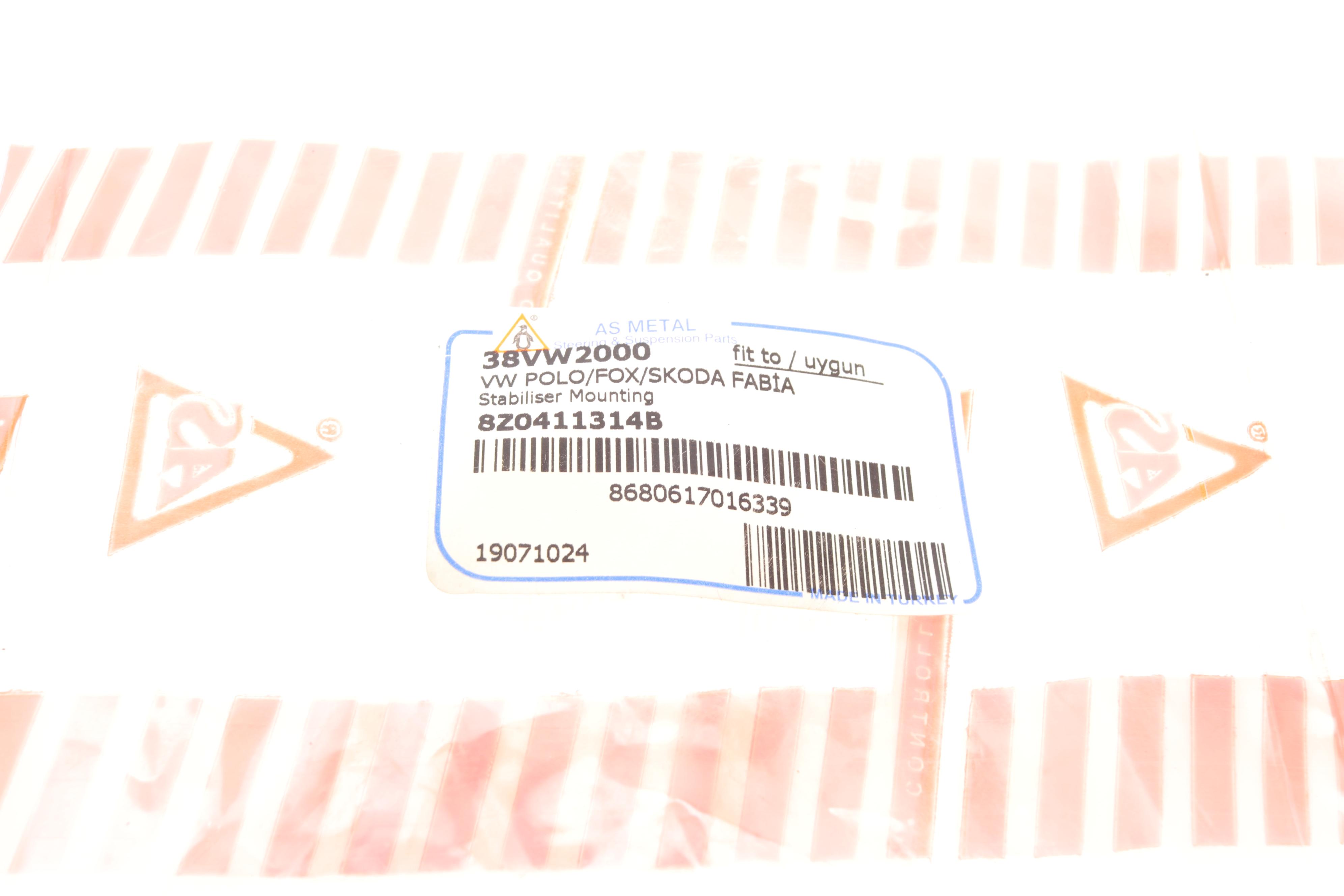 Втулка стабілізатора (переднього) VW Polo/Skoda Roomster/Fabia 99- (d=20, 8mm)