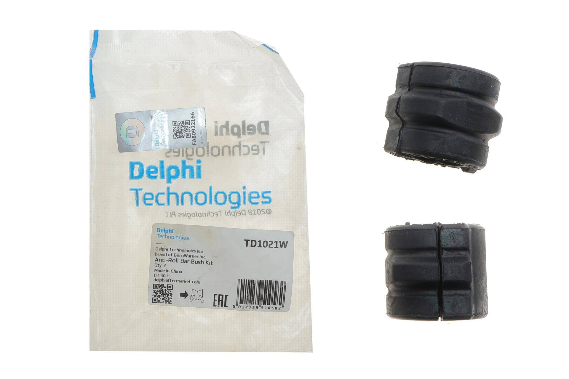 Втулка стабілізатора (переднього) (к-кт) Peugeot 306 97-03 (d=21mm)