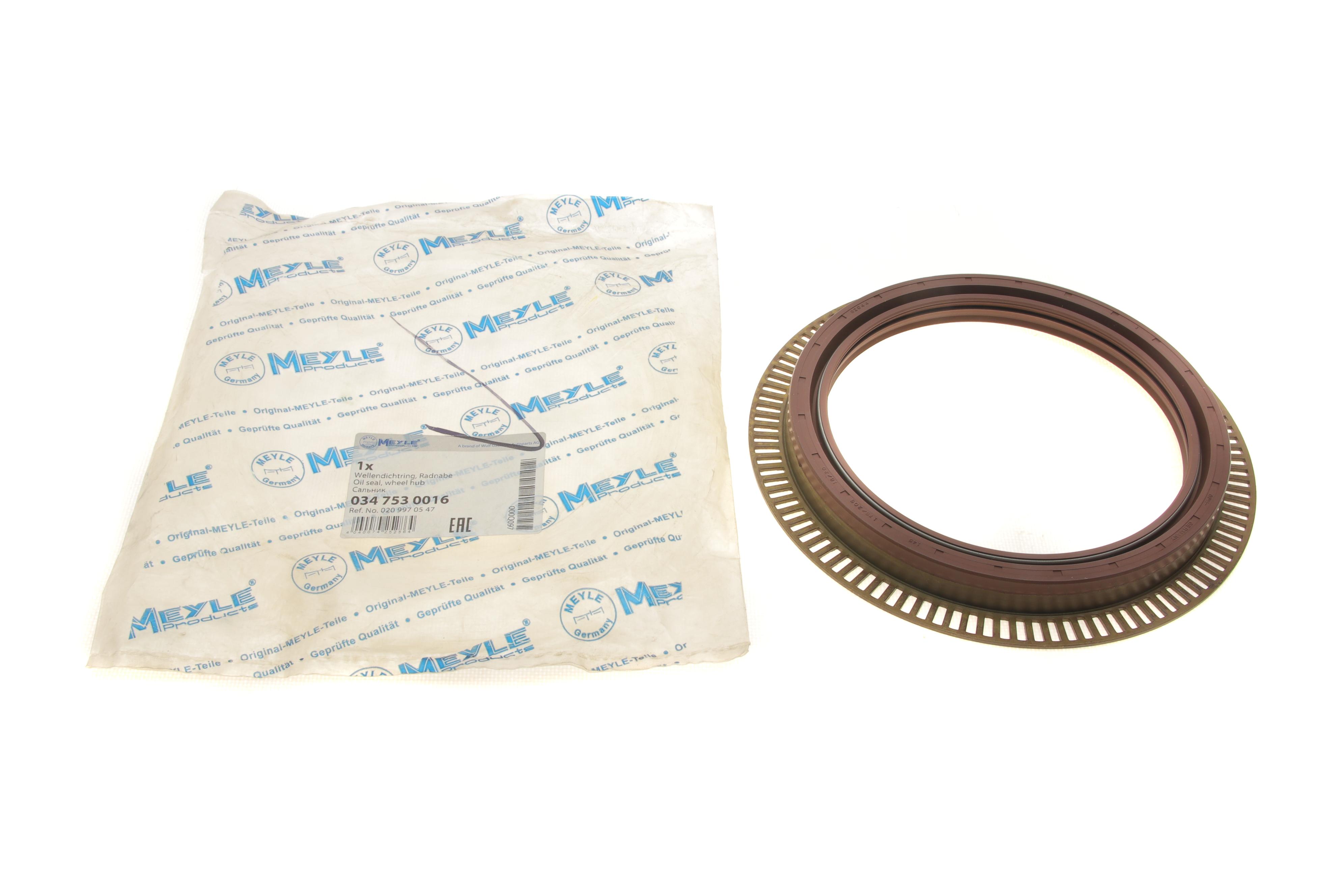 Сальник маточини (задньої) MB Atego (145x175/205x18/20) (з венцом ABS)