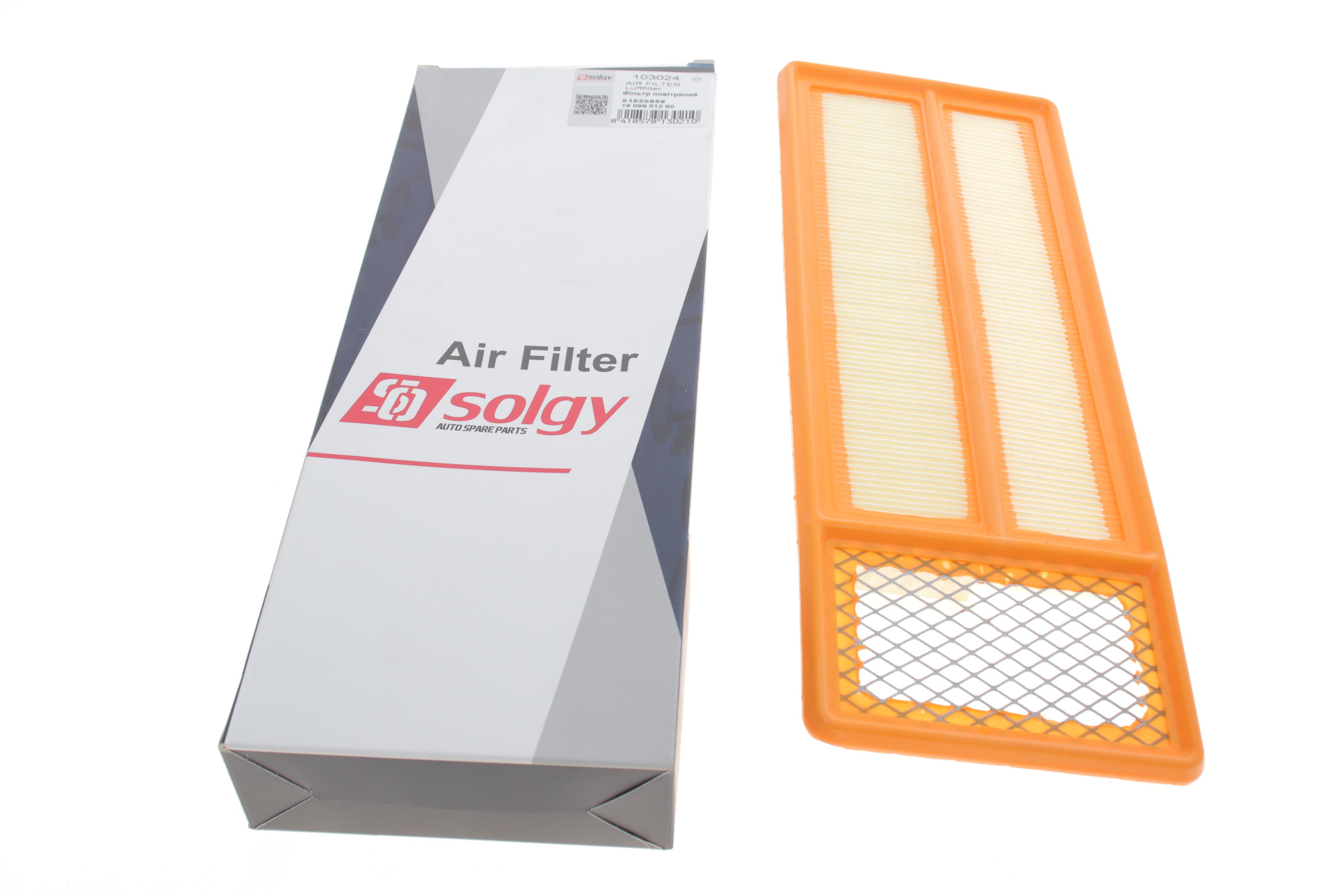 Фільтр повітряний Fiat Doblo 1.3D Multijet 10-