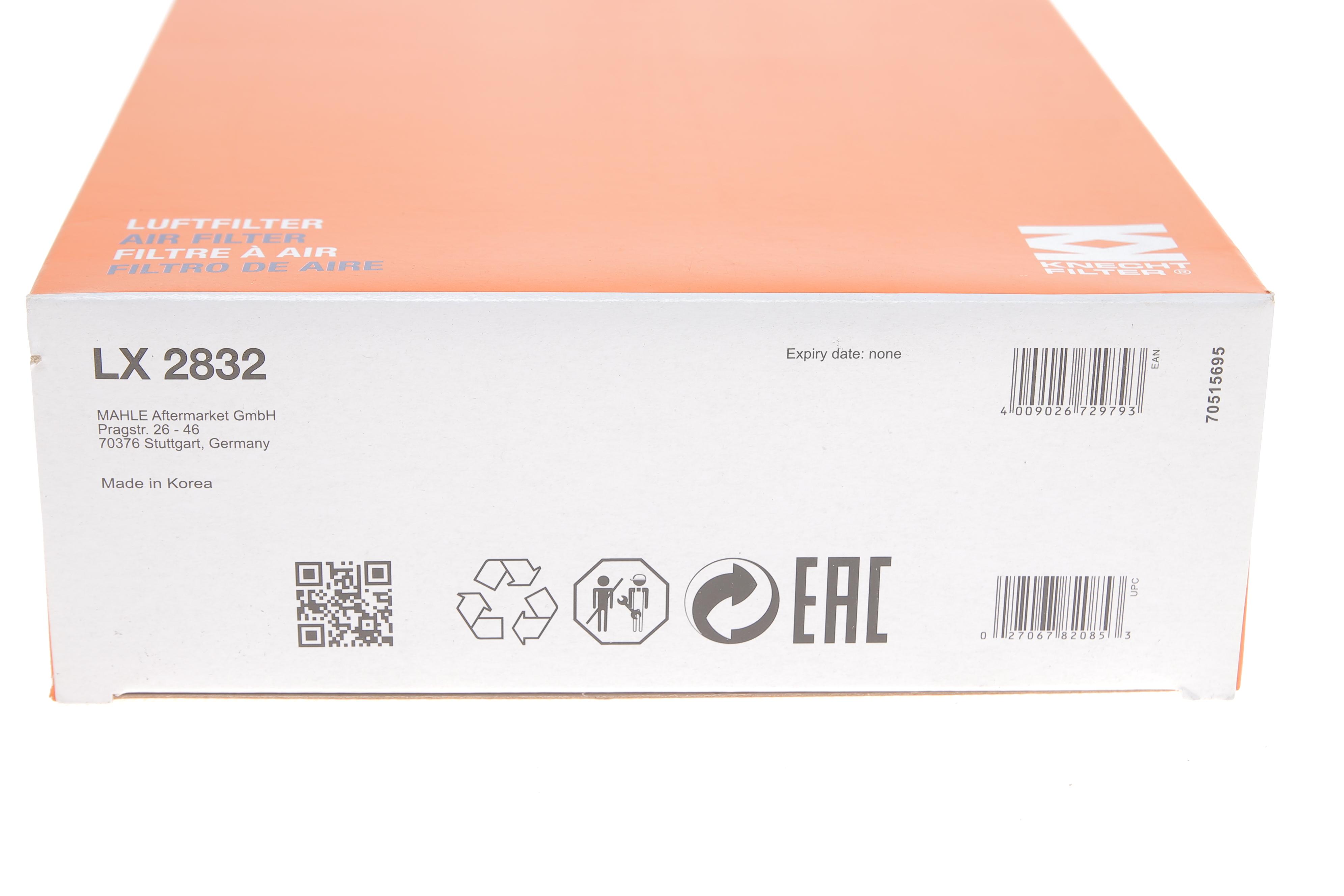 Фільтр повітряний Hyundai Santa Fe 2.2CRDi/2.7V6 06-12