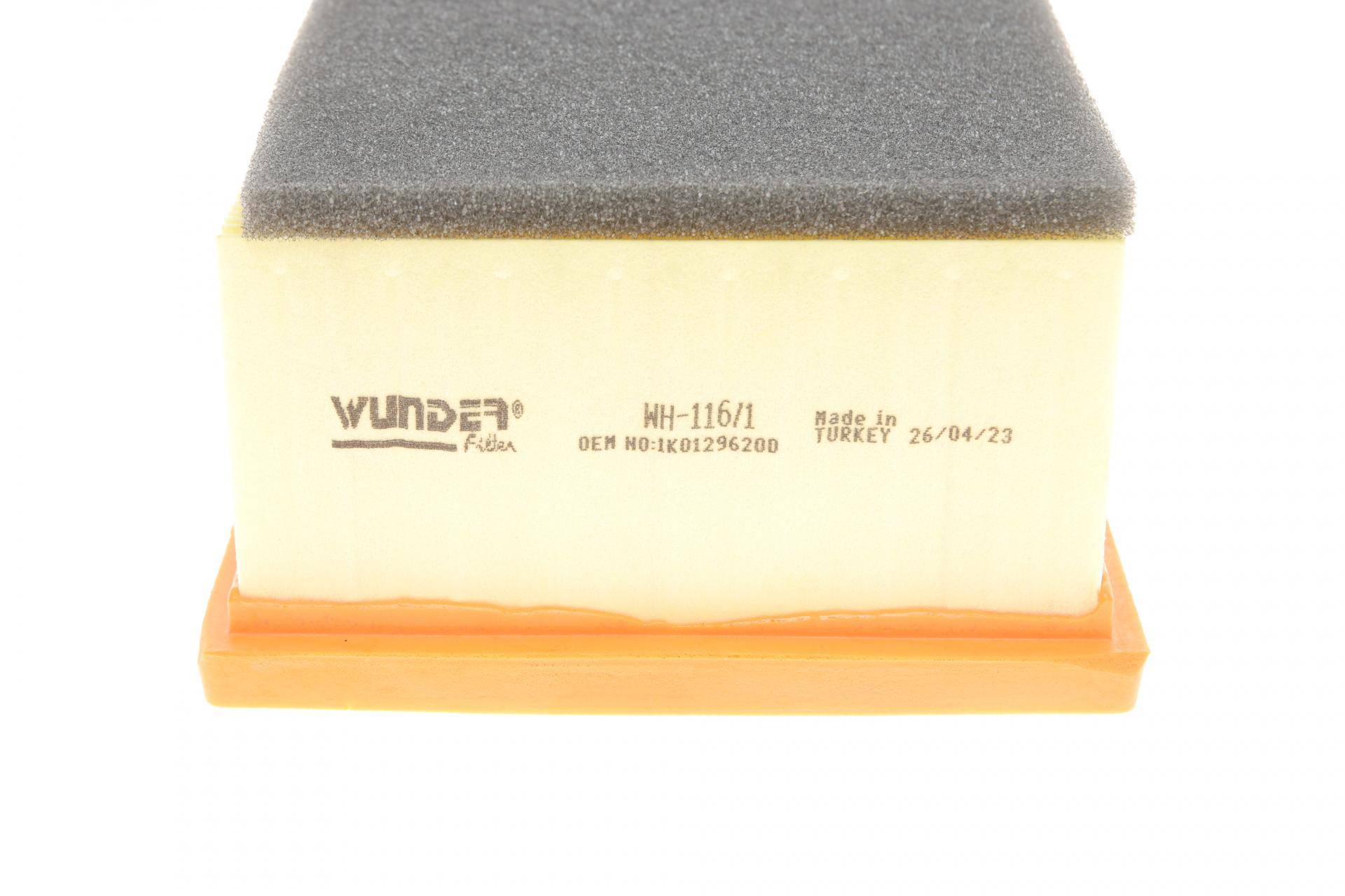 Фільтр повітряний VW Caddy 1.9TDI 03- (з поролоном)