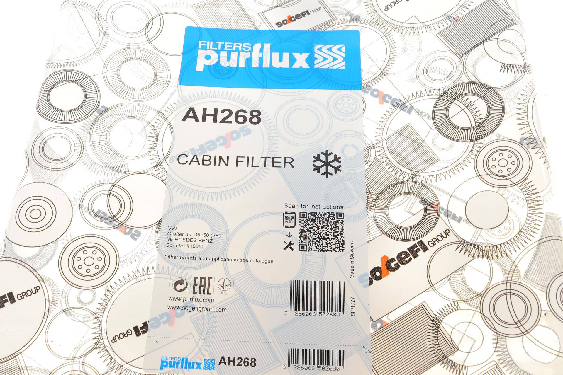 Фільтр салону MB Sprinter/VW Crafter 06-