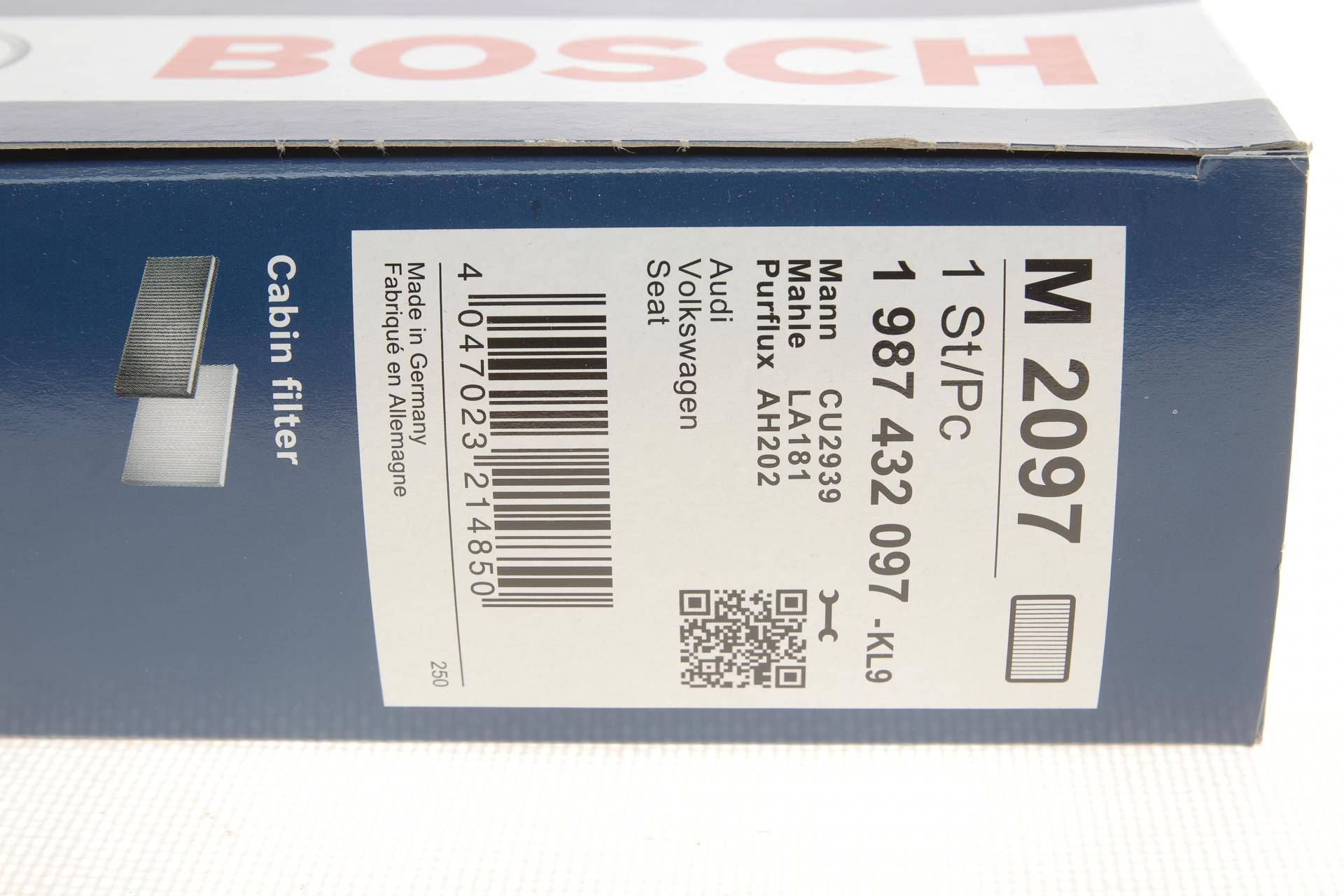 Фільтр салону VW Caddy 1.9TDI 03-