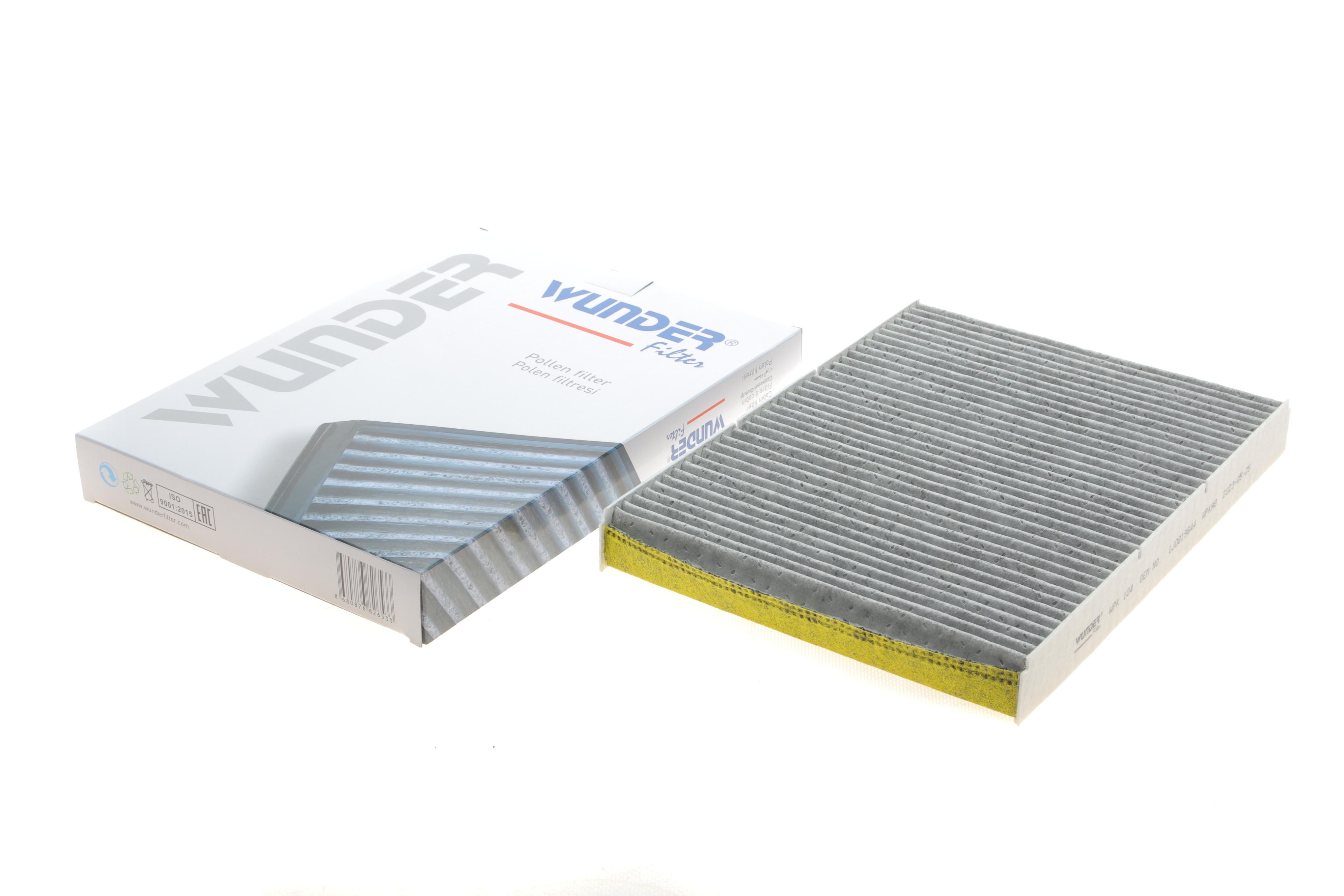 Фільтр салону VW Golf IV/Skoda Octavia/Audi A3 1.0-3.2 92-10 (вугільний)