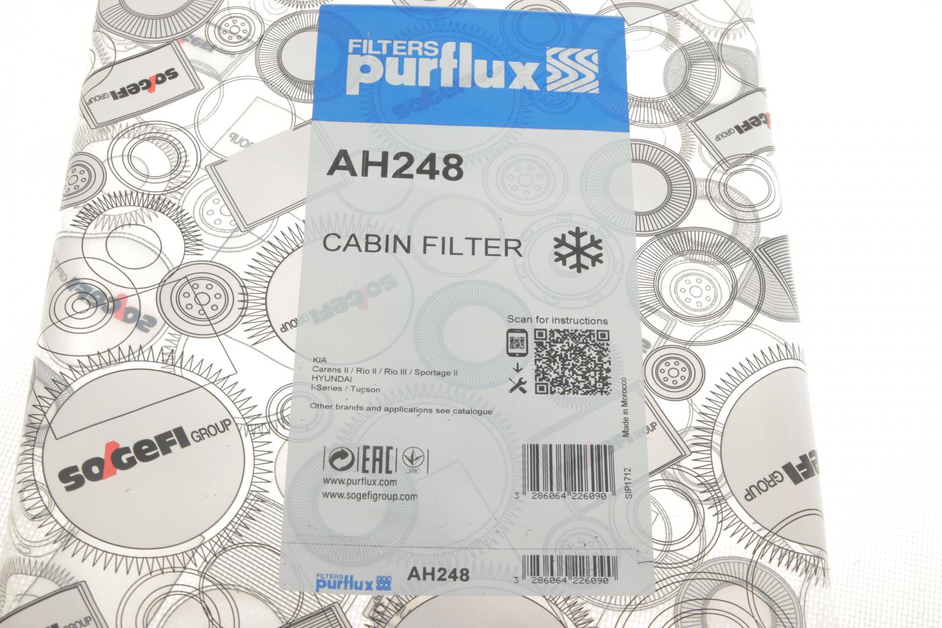 Фільтр салону Hyundai Tucson 04-10/i40 11-/ix35 09-/KIA Rio 05-/Sportage 94-