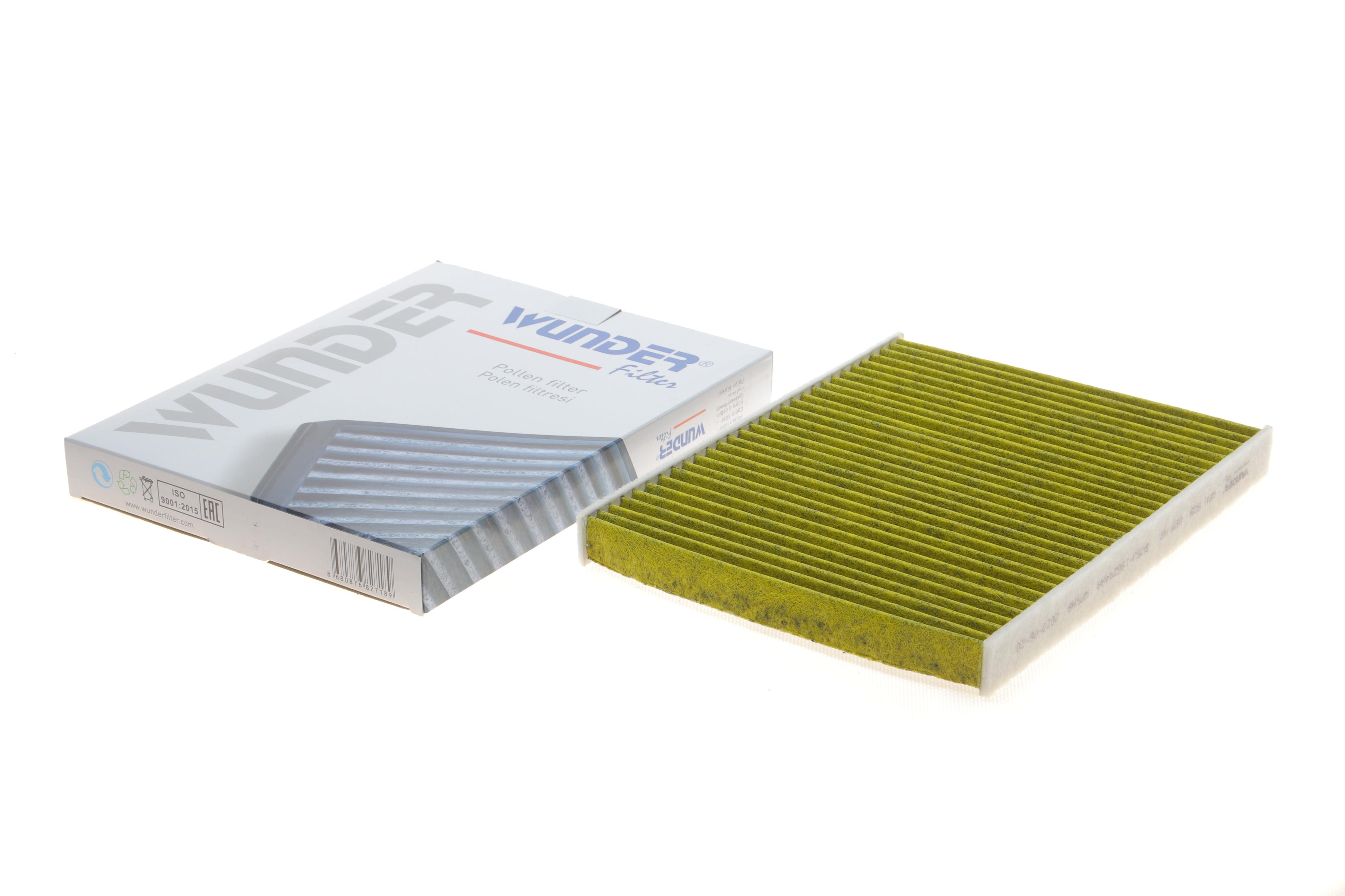 Фільтр салону Ford Fiesta 1.0-1.6TDCI 08- (вугільний)