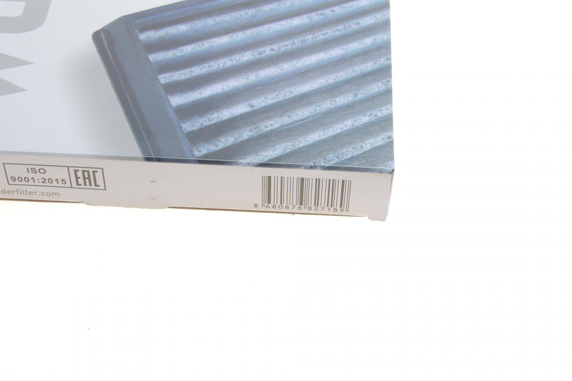 Фільтр салону Ford Fiesta 1.0-1.6TDCI 08- (вугільний)