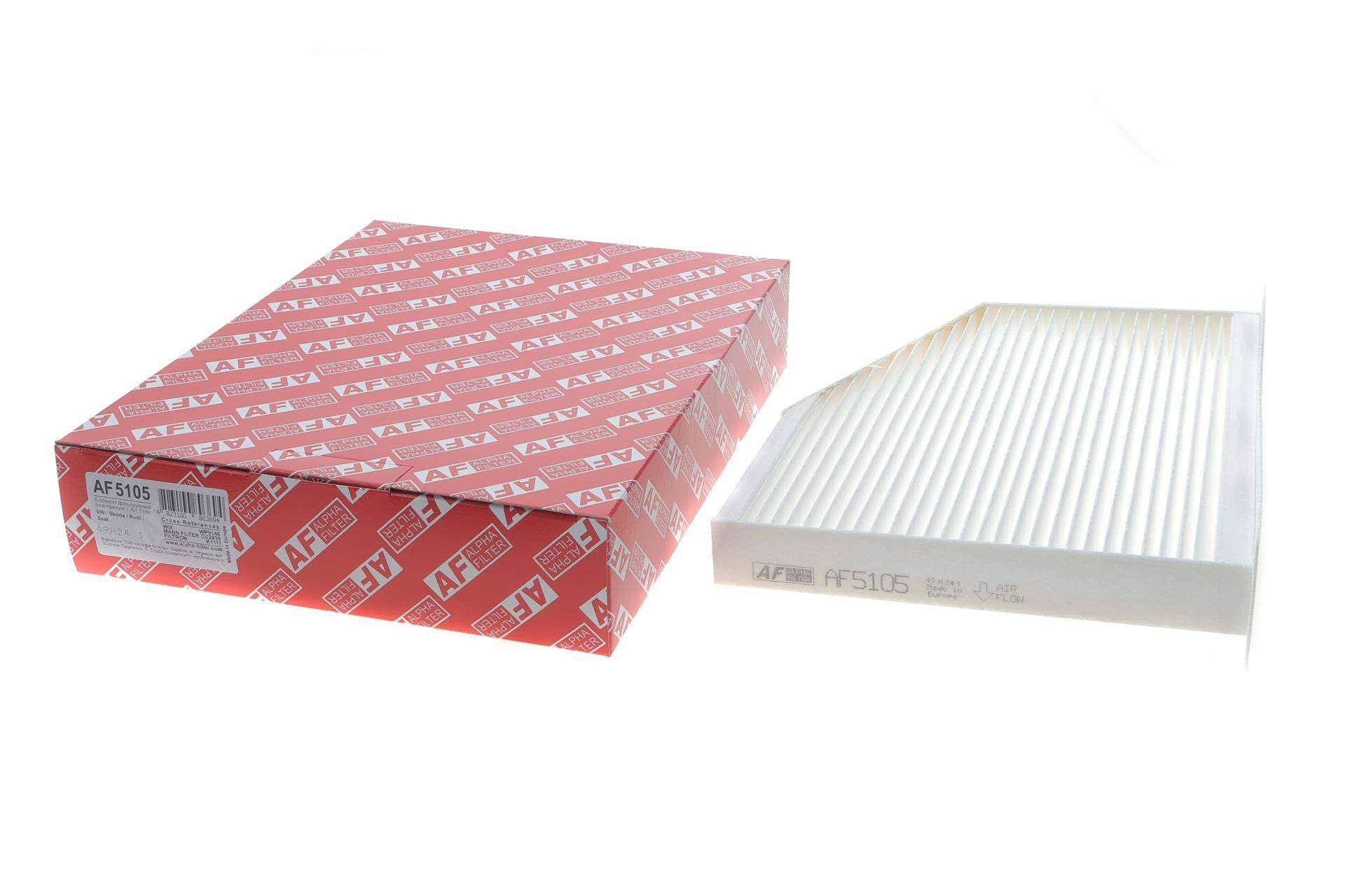 Фільтр салону Audi A3/Seat Altea/Skoda Octavia/VW Caddy/Golf/Passat/Touran 03-/Tiguan/Scirocco 07-18