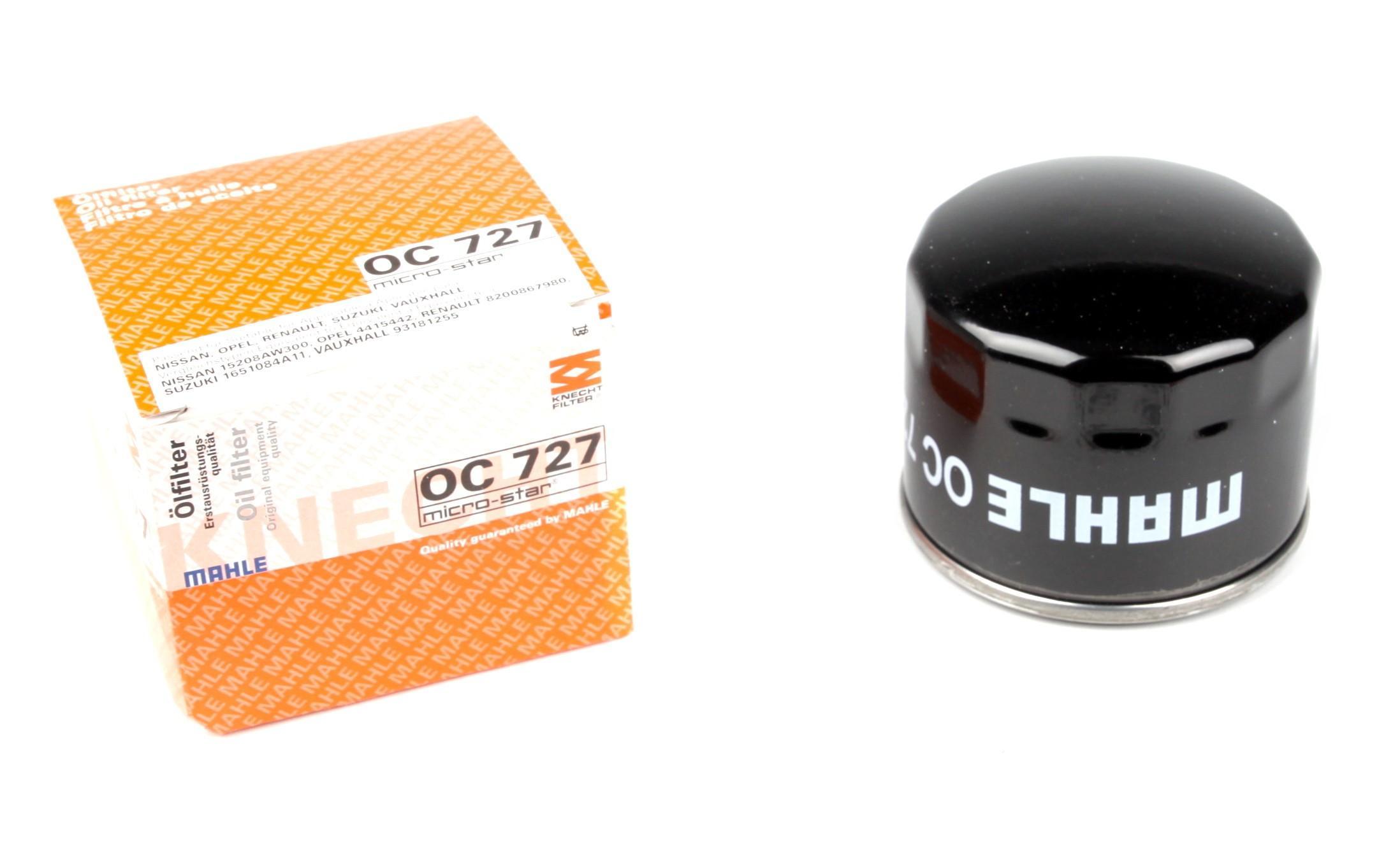 Фільтр масляний Renault Kangoo/Trafic/Opel Vivaro 1.9D/1.5dCi/1.4i/1.6i (63mm)