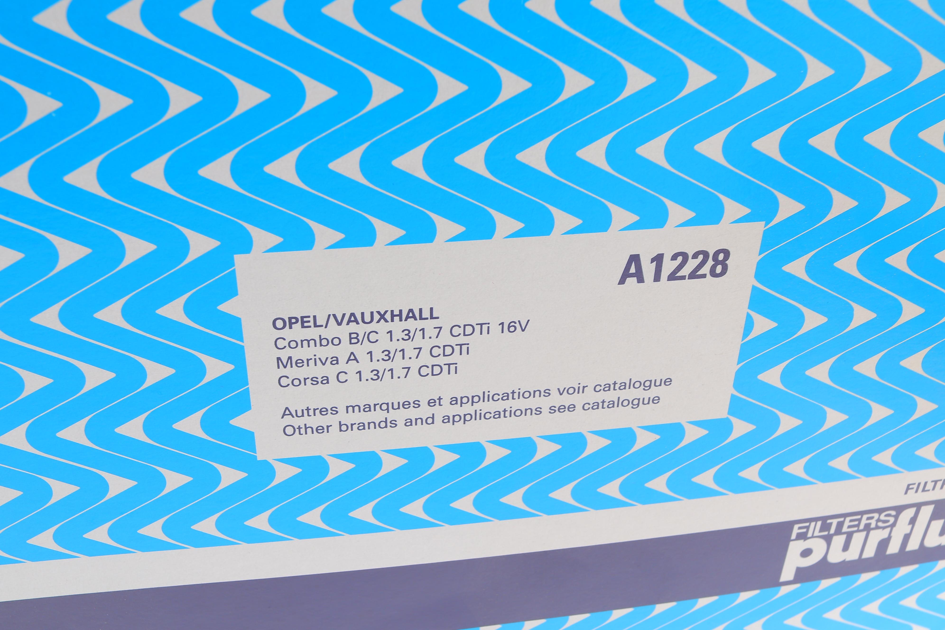 Фільтр повітряний Opel Combo 01- (з поролоном)