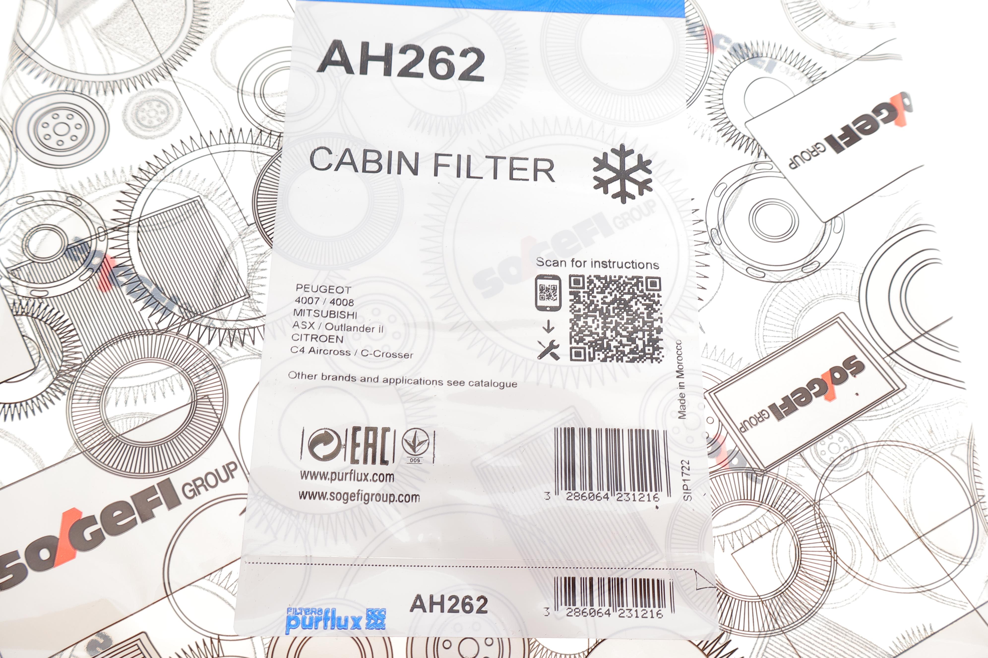 Фільтр салону Mitsubishi Outlander 06-