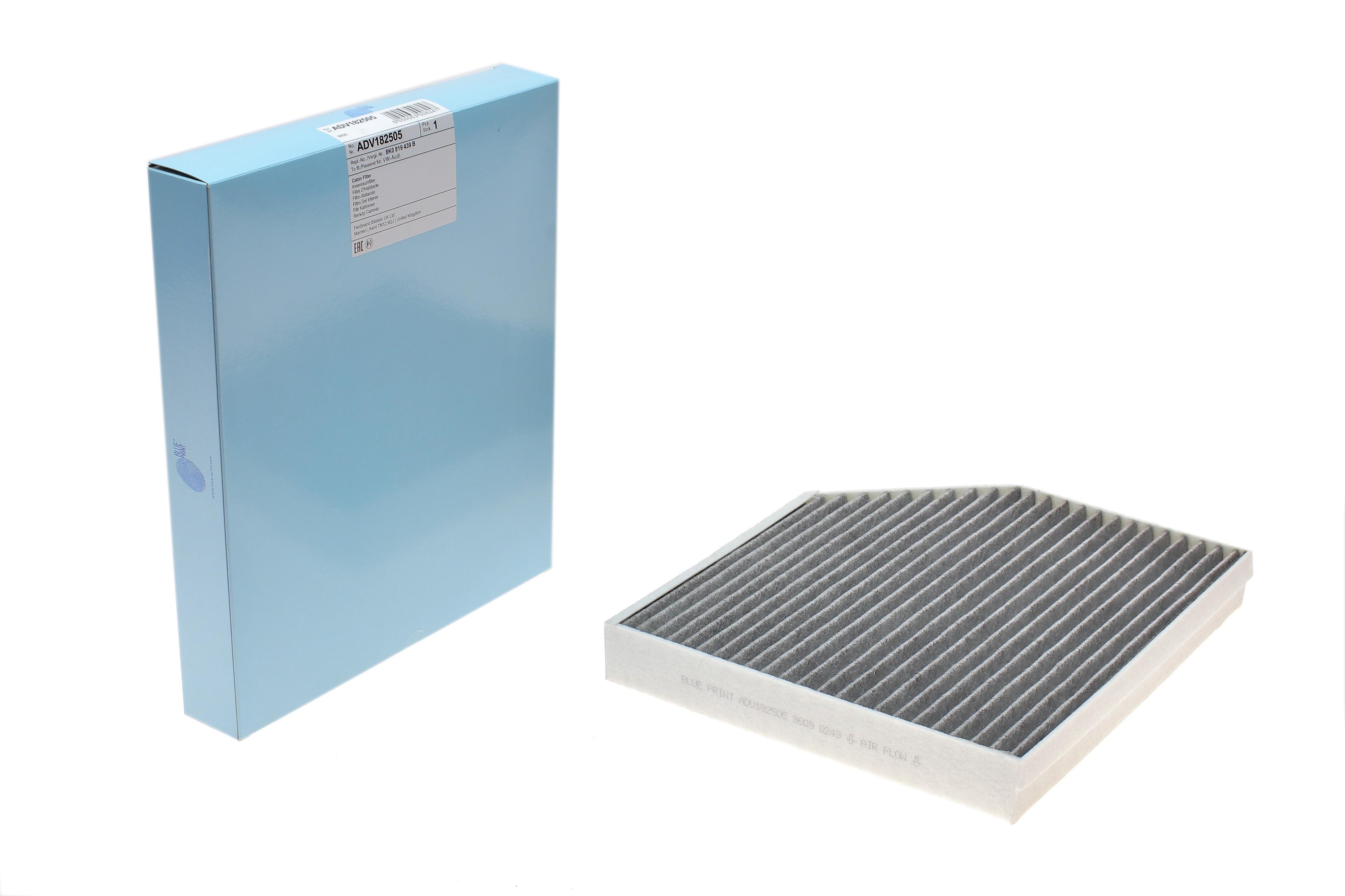 Фільтр салону Audi A4/A6 1.8-4.2TFSI 07- (вугільний)