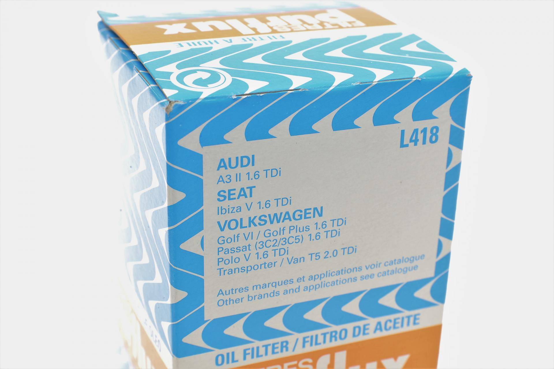 Фільтр масляний VW 1.6 -2.0TDI 10-