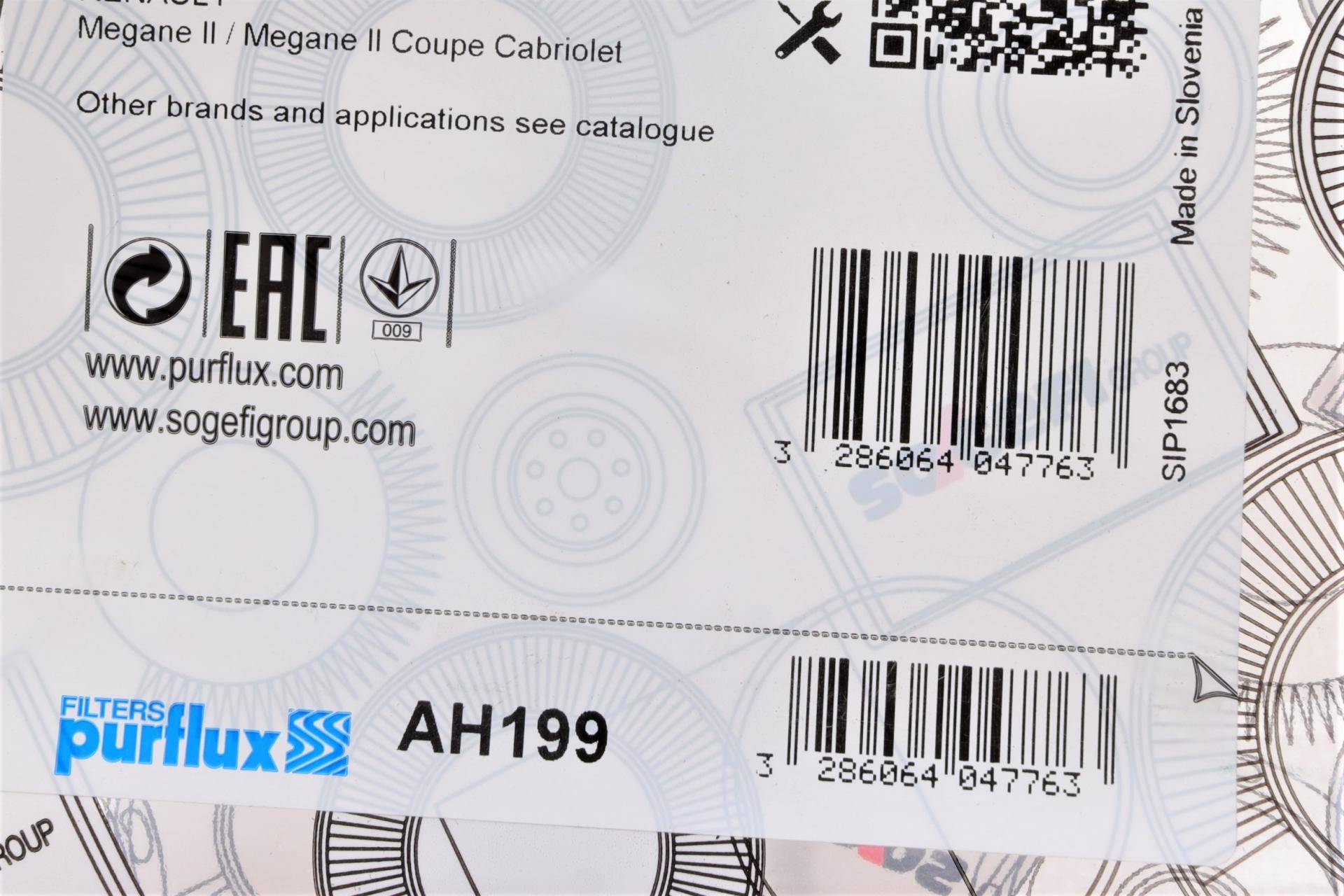 Фільтр салону Renault Megane II 02-