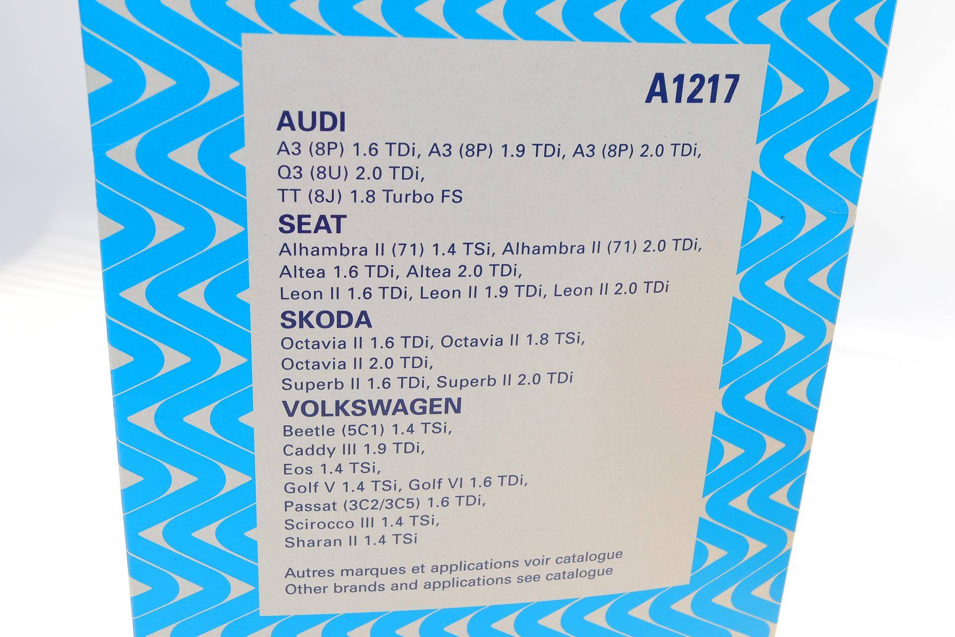 Фільтр повітряний VW Caddy 1.9TDI 03- (з поролоном)