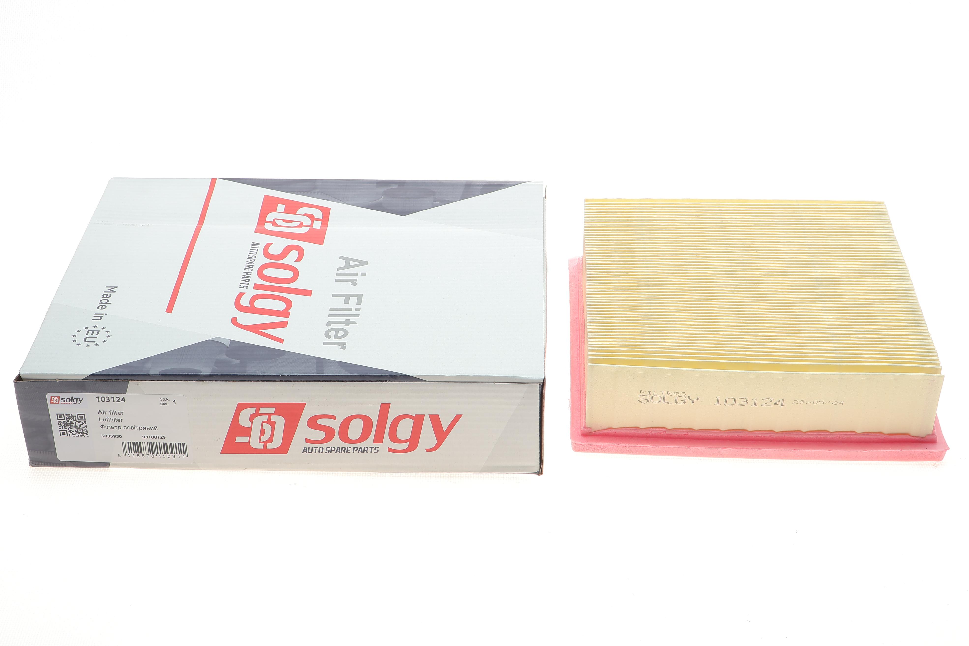 Фільтр повітряний Opel Corsa D 1.0 12V/1.2-1.4 16V 06-14