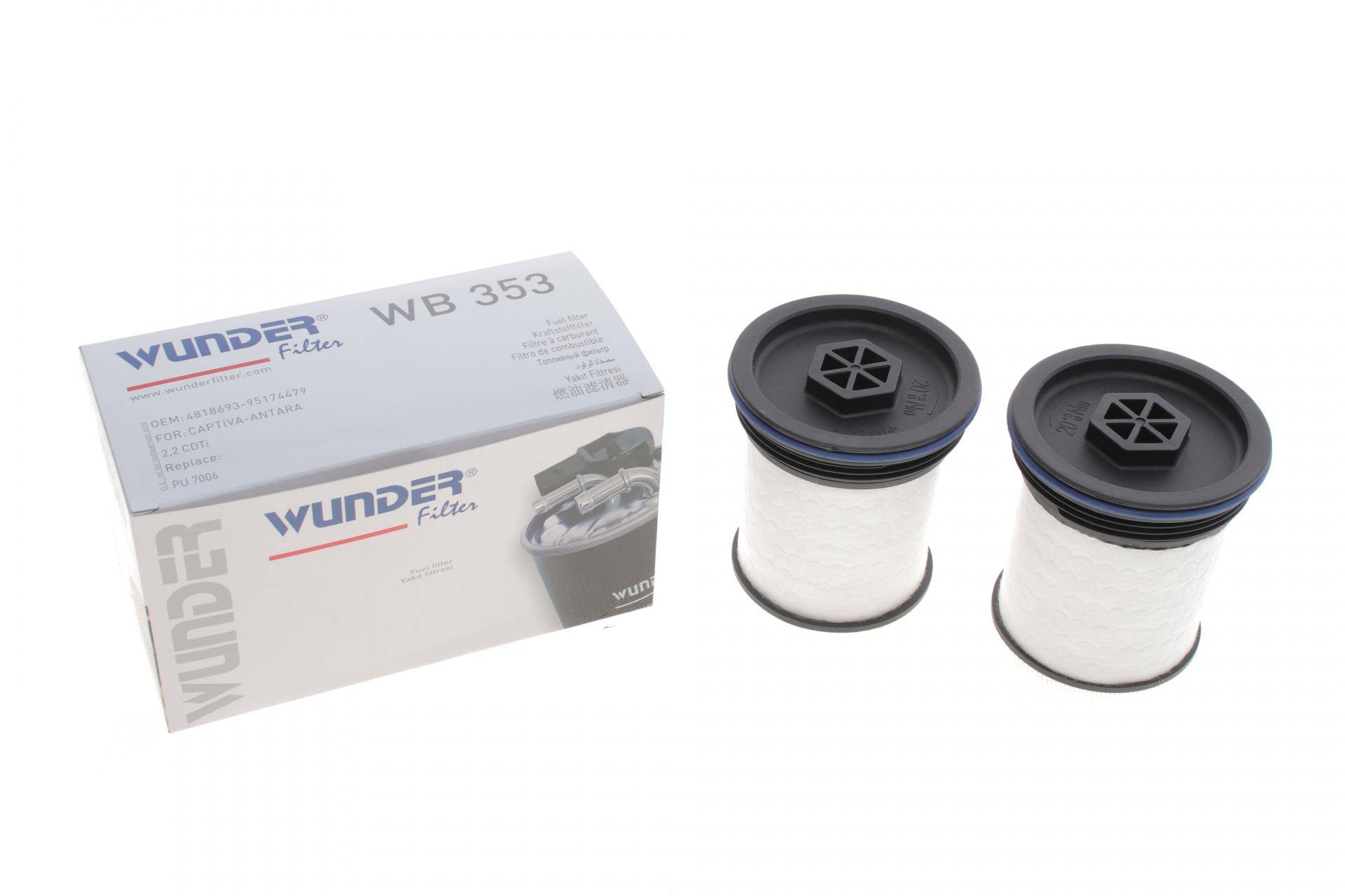 Фільтр паливний Opel Antara 2.2 CDTi 10- (к-кт 2 шт.)