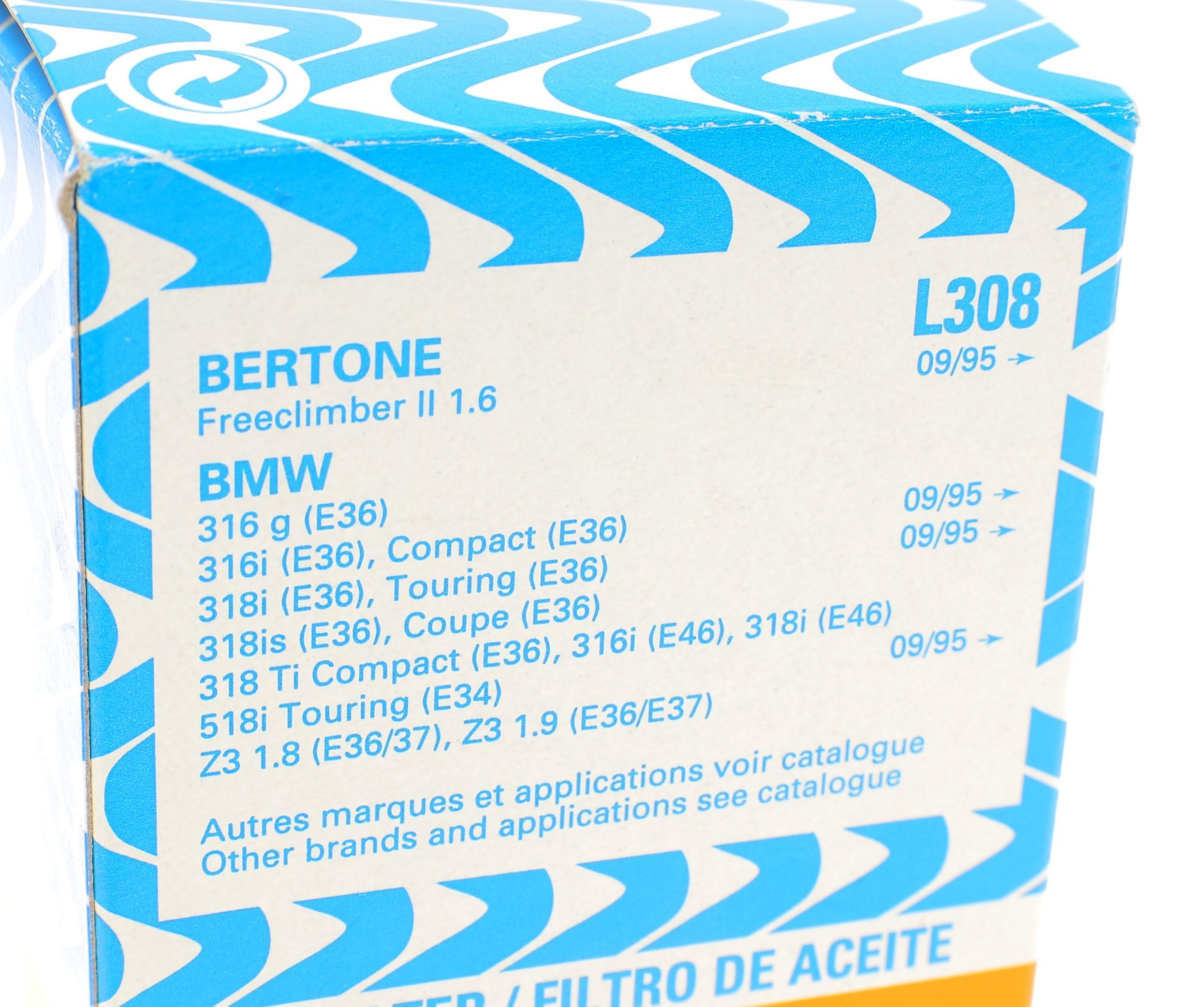 Фільтр масляний BMW 3 (E36) 1.6/1.8/1.9 95-