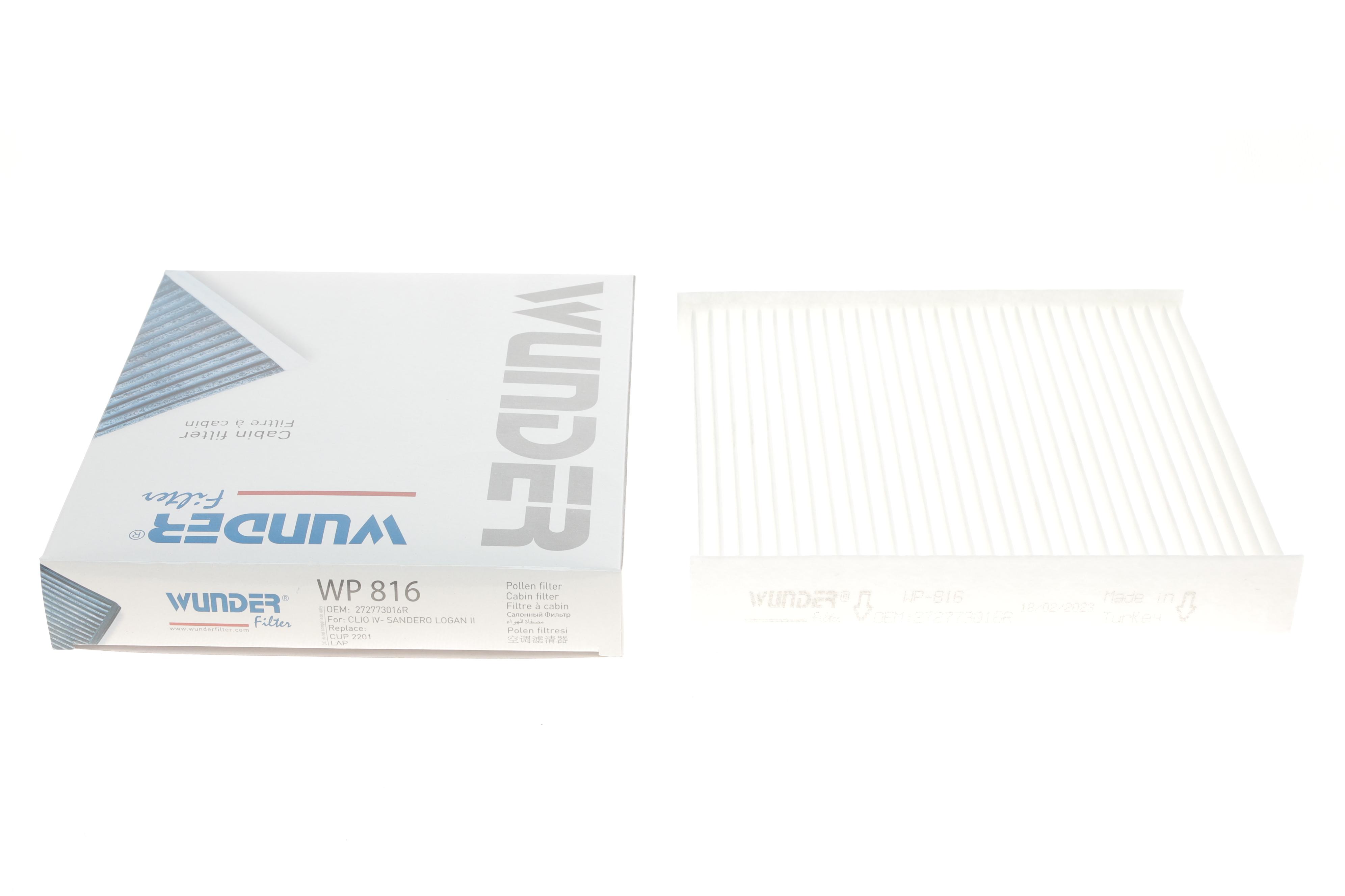 Фільтр салону Renault Clio/Dacia Logan 12-