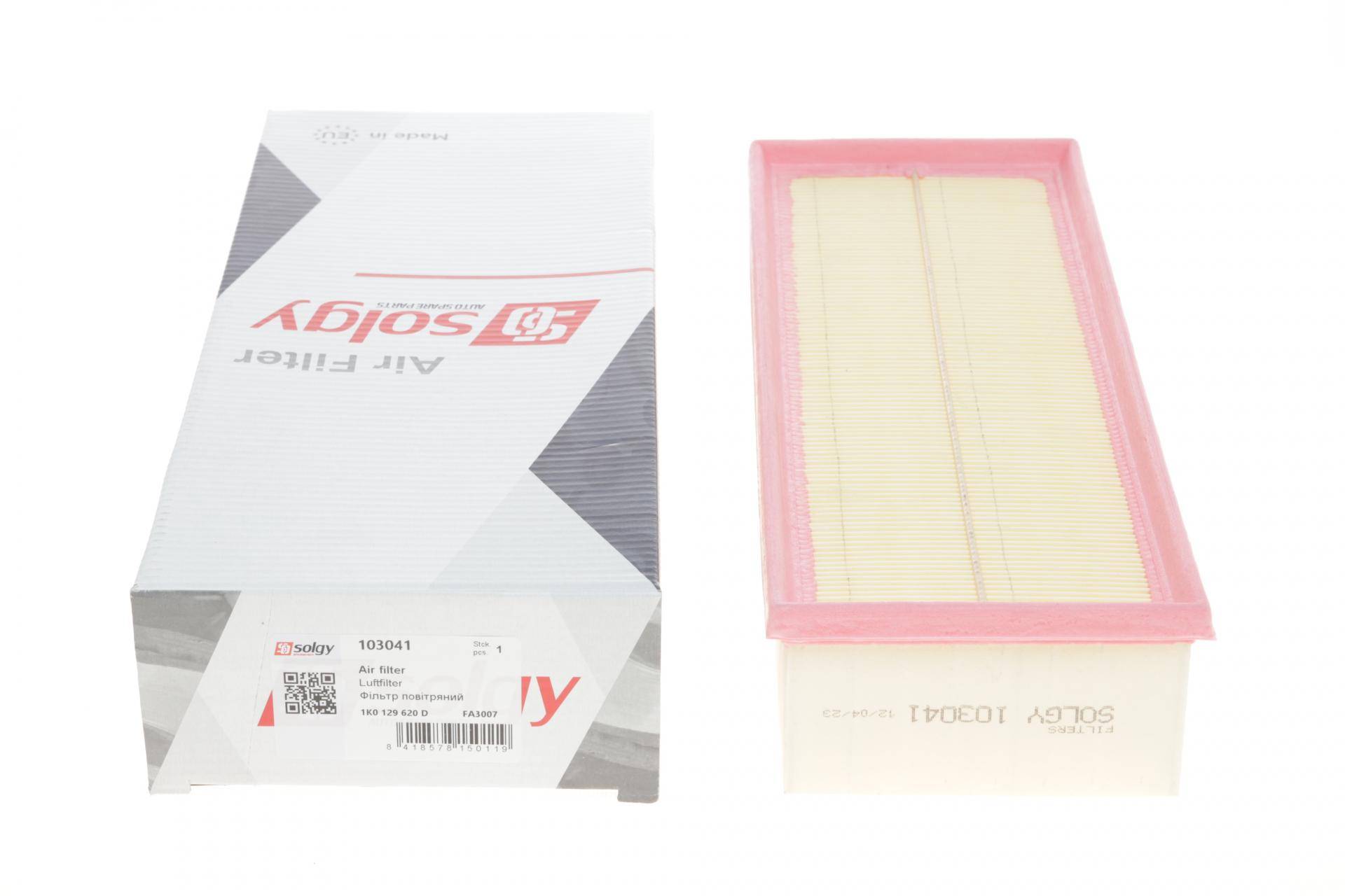 Фільтр повітряний VW Caddy 1.9TDI 03-