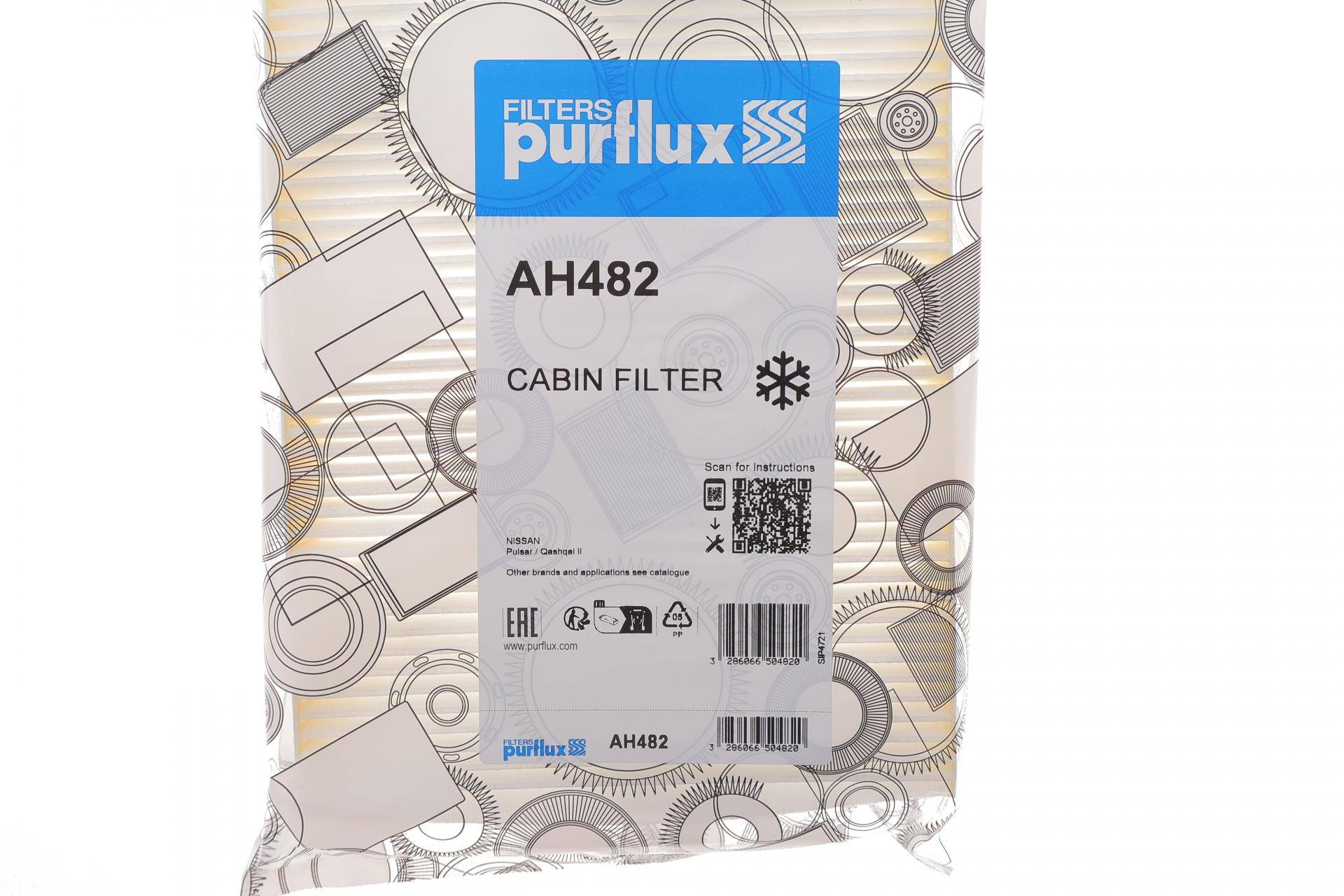 Фільтр салону Nissan Qashqai 1.2-1.6dCi/Rogue 2.5i 13-