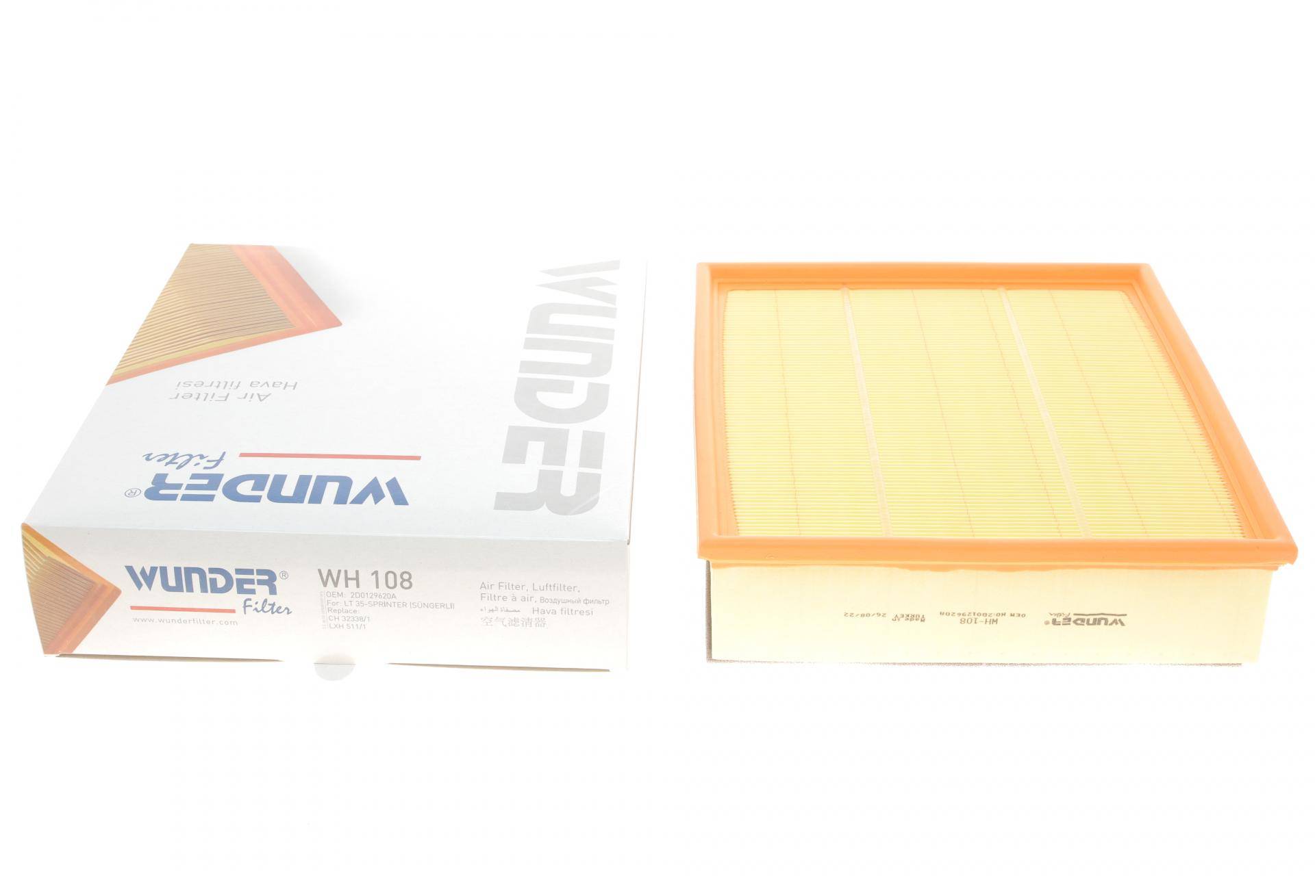 Фільтр повітряний MB Sprinter/VW LT 96-06 (з поролоном)