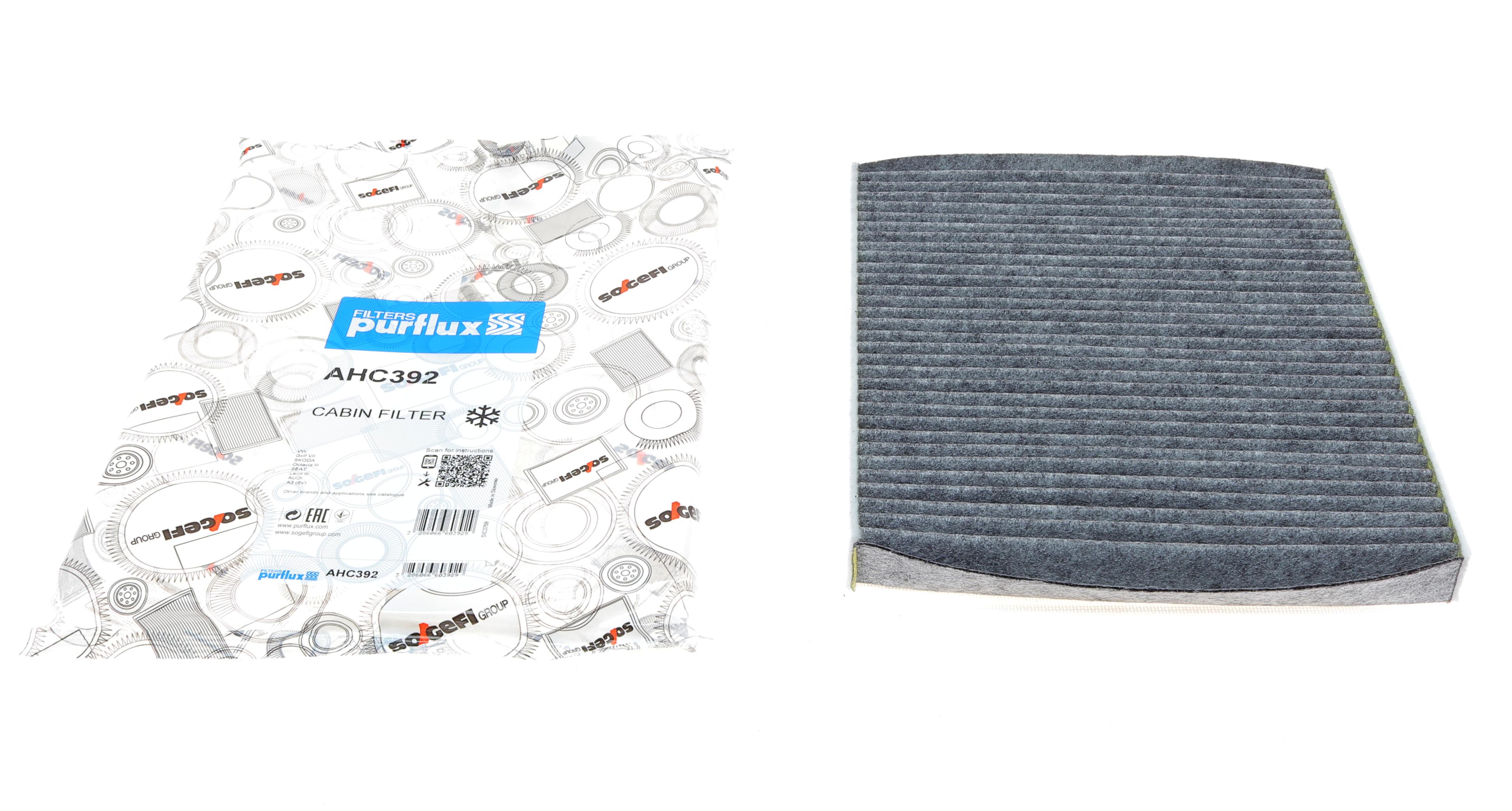 Фільтр салону VW Golf 1.2-1.4TSI/1.6-2.0TDI 12- (вугільний)